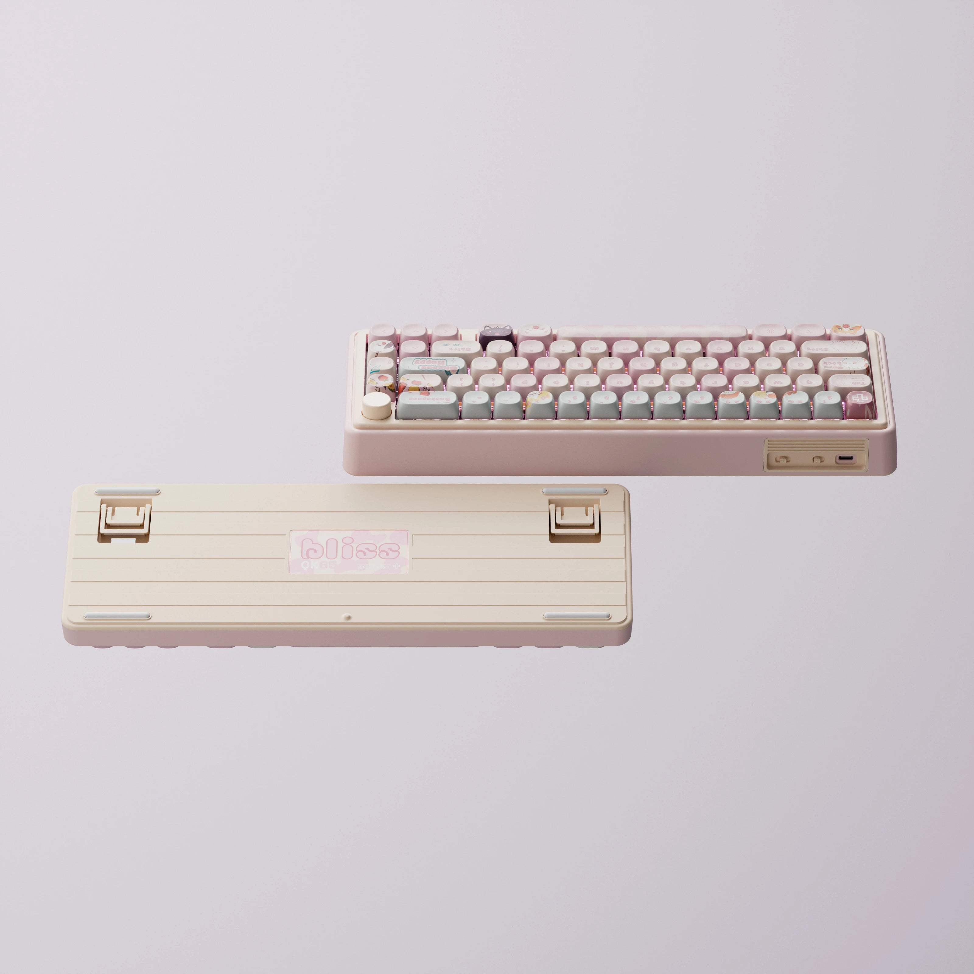 QwertyKey65 Pro Bliss Bluetooth Wireless VIA Hotswap RGB Tastatura Mecanica Gaming