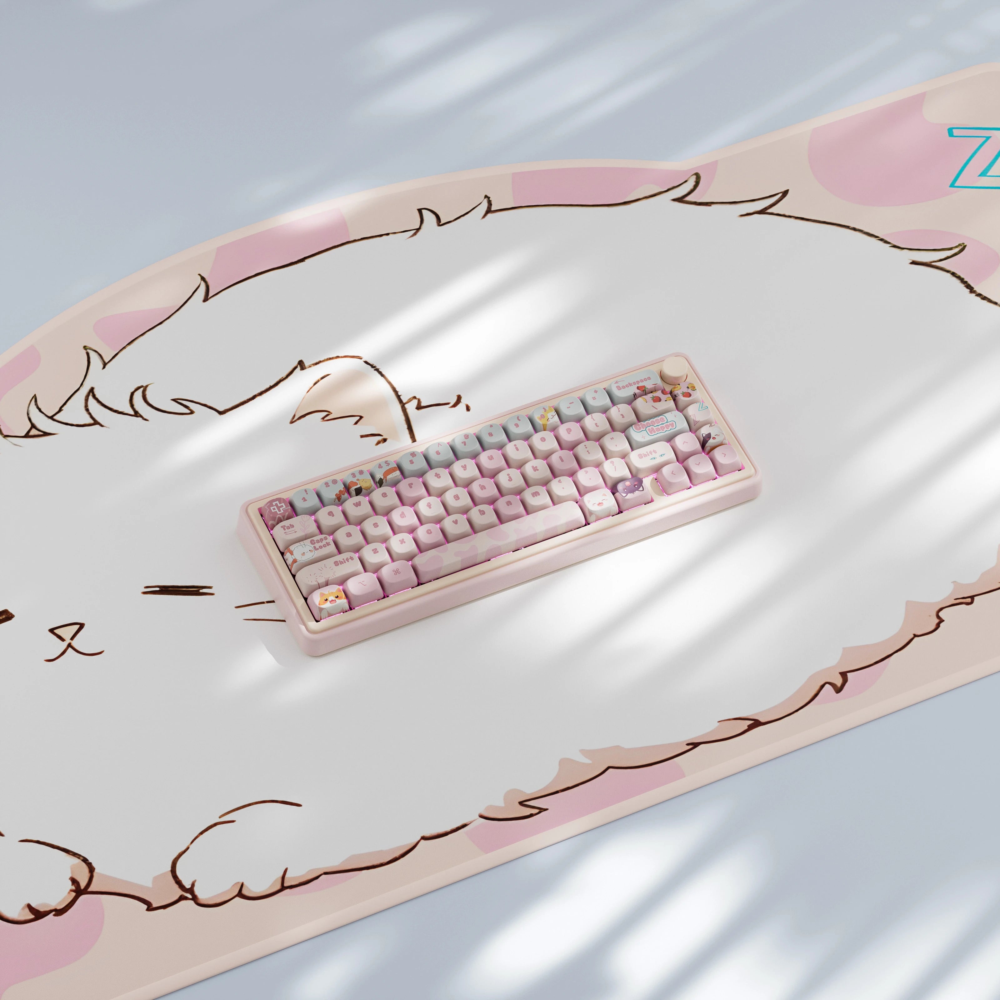 QwertyKey65 Pro Bliss Bluetooth Wireless VIA Hotswap RGB Tastatura Mecanica Gaming