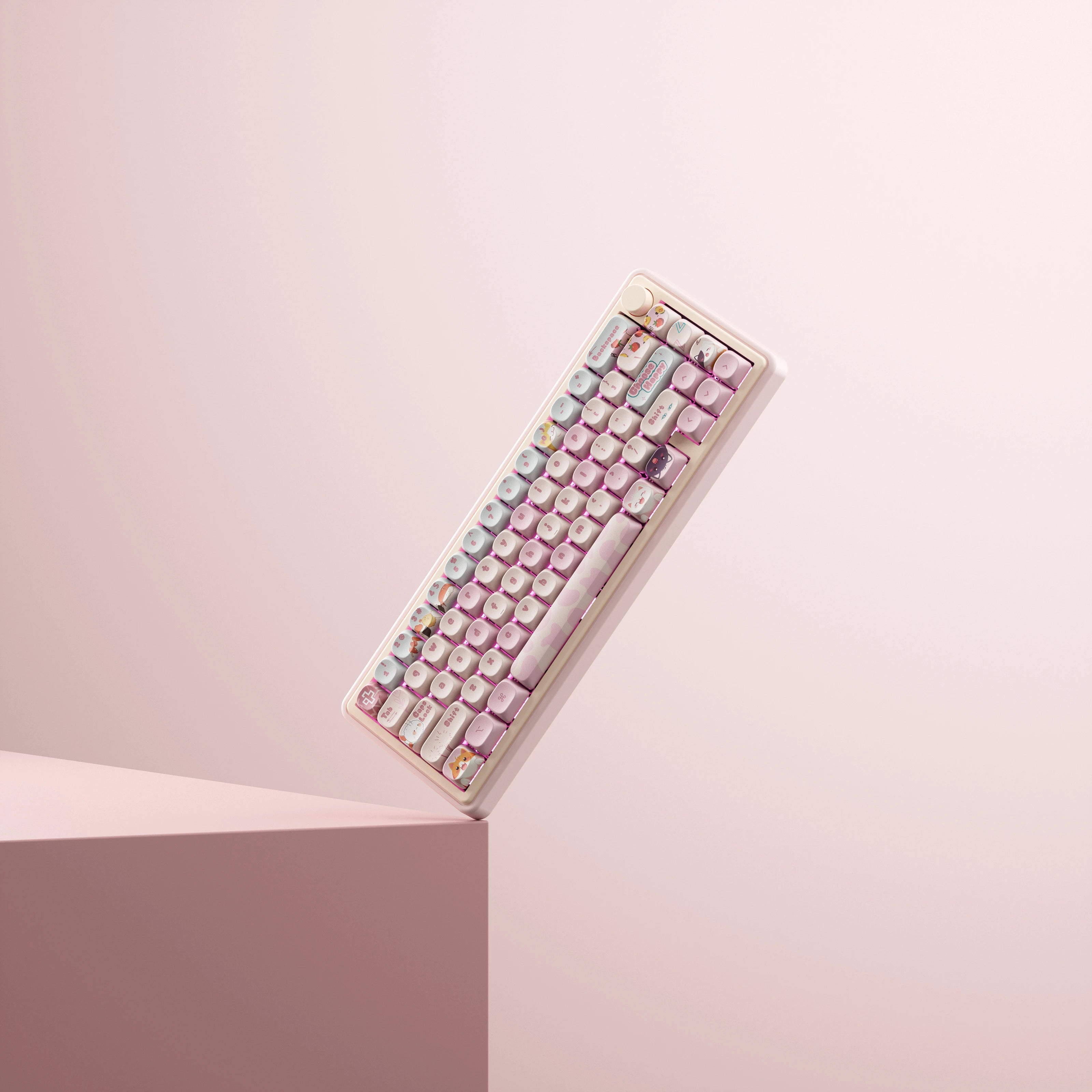 QwertyKey65 Pro Bliss Bluetooth Wireless VIA Hotswap RGB Tastatura Mecanica Gaming