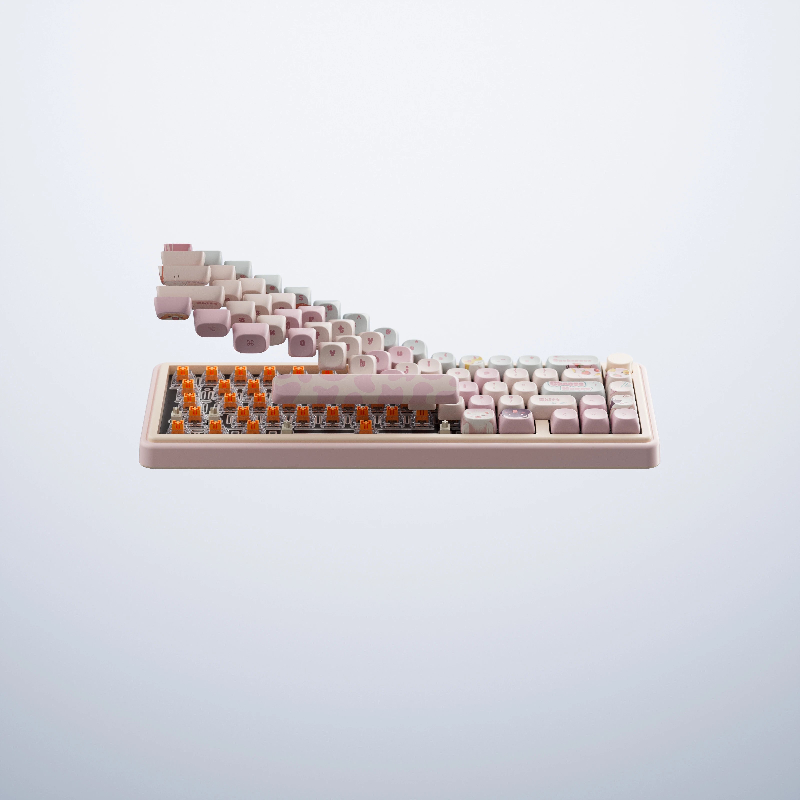 QwertyKey65 Pro Bliss Bluetooth Wireless VIA Hotswap RGB Tastatura Mecanica Gaming