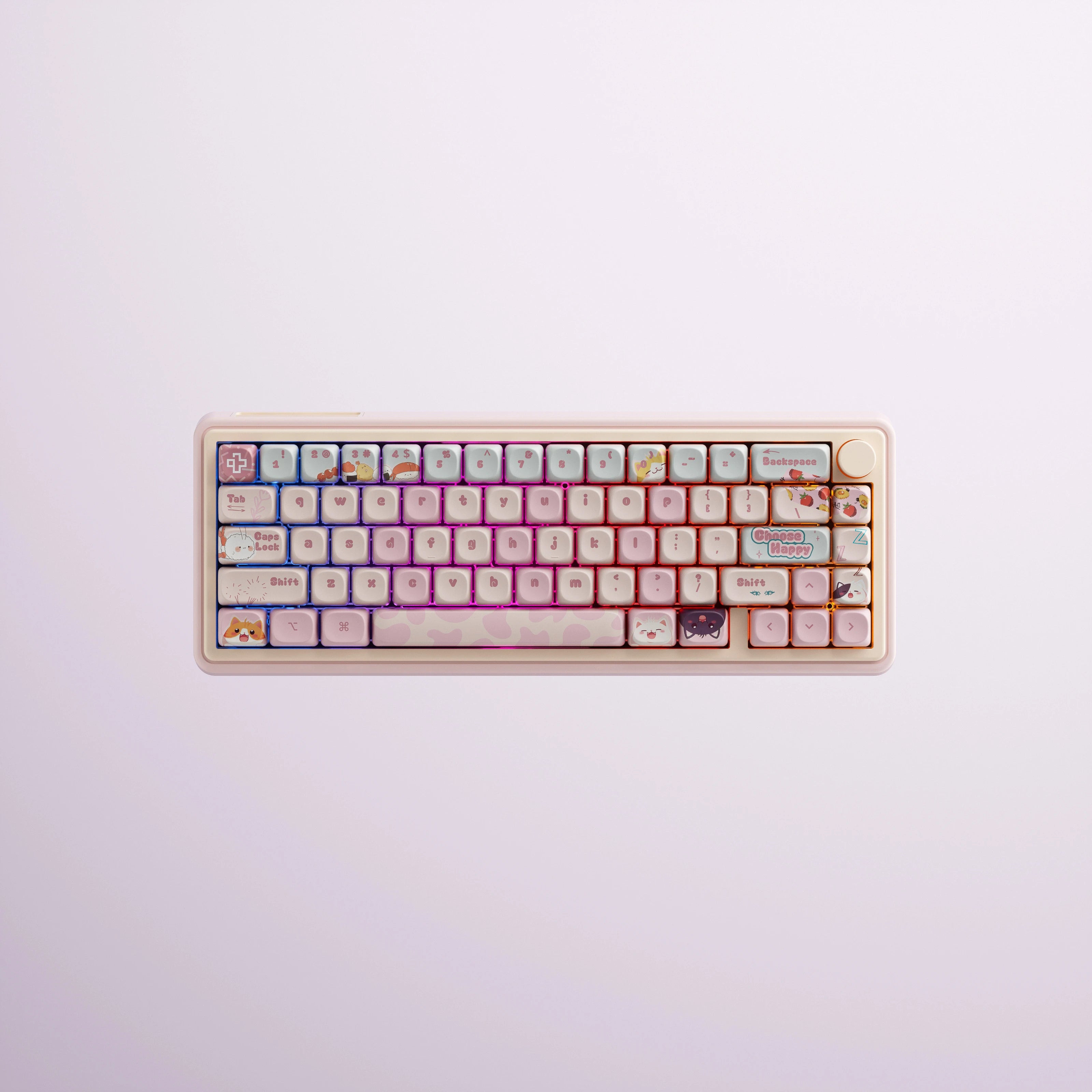 QwertyKey65 Pro Bliss Bluetooth Wireless VIA Hotswap RGB Tastatura Mecanica Gaming