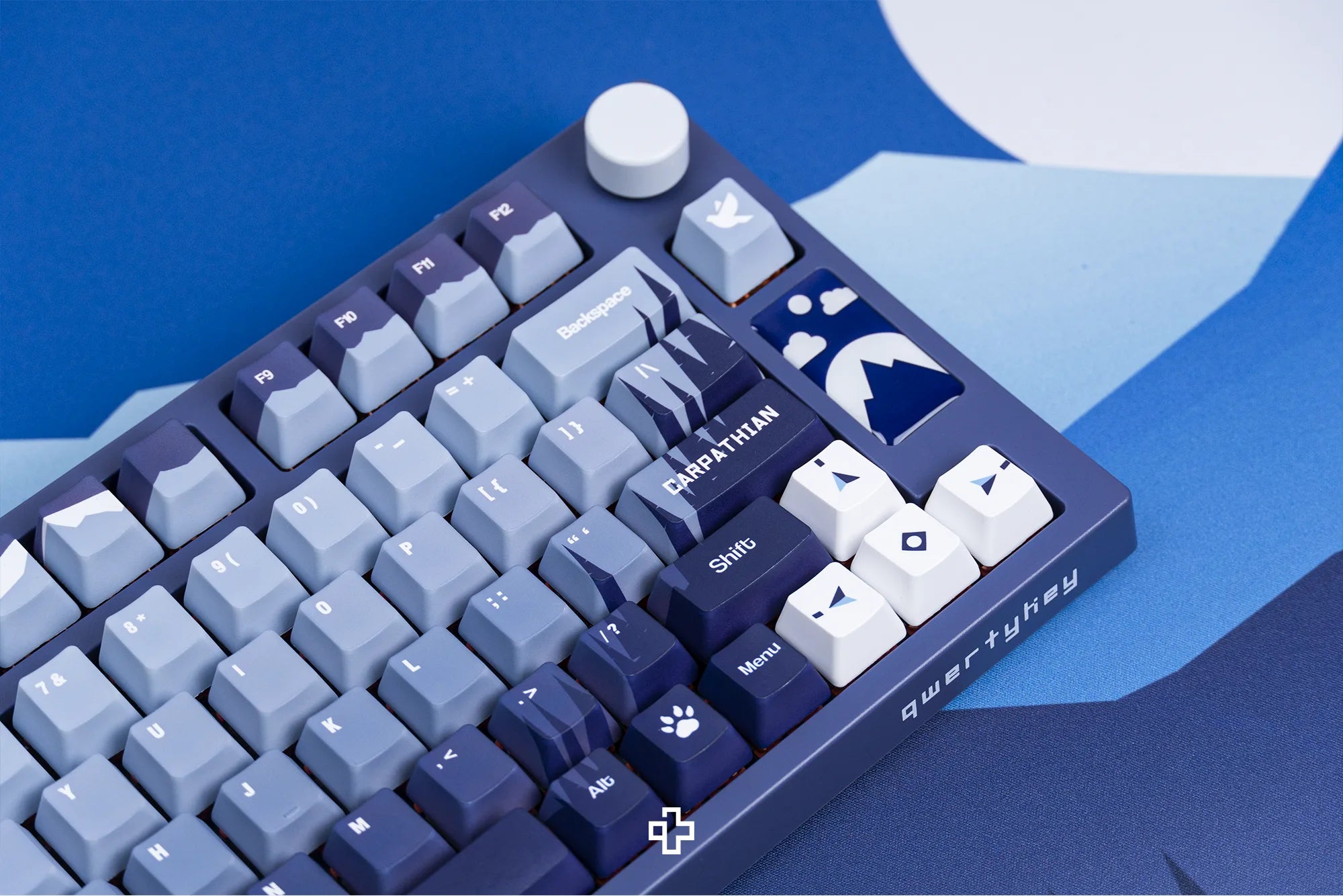 QwertyKey75 Carpathian Bluetooth Wireless Hotswap RGB VIA/QMK Gasket Mounted Tastatura Mecanica Gaming