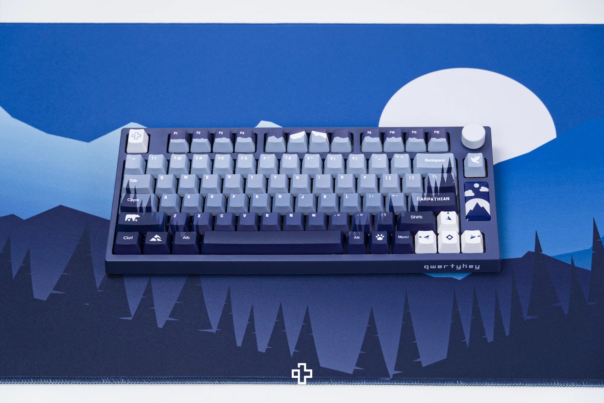 QwertyKey75 Carpathian Bluetooth Wireless Hotswap RGB VIA/QMK Gasket Mounted Tastatura Mecanica Gaming