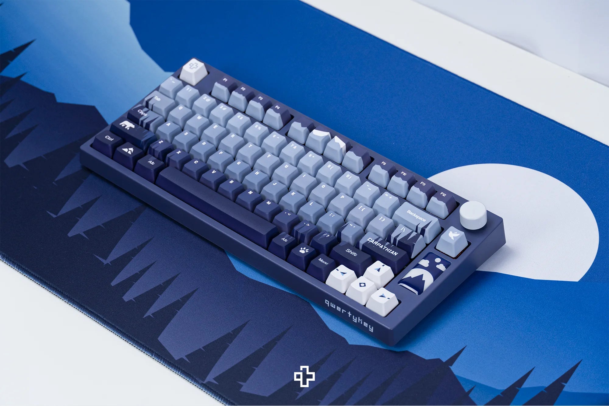 QwertyKey75 Carpathian Bluetooth Wireless Hotswap RGB VIA/QMK Gasket Mounted Tastatura Mecanica Gaming