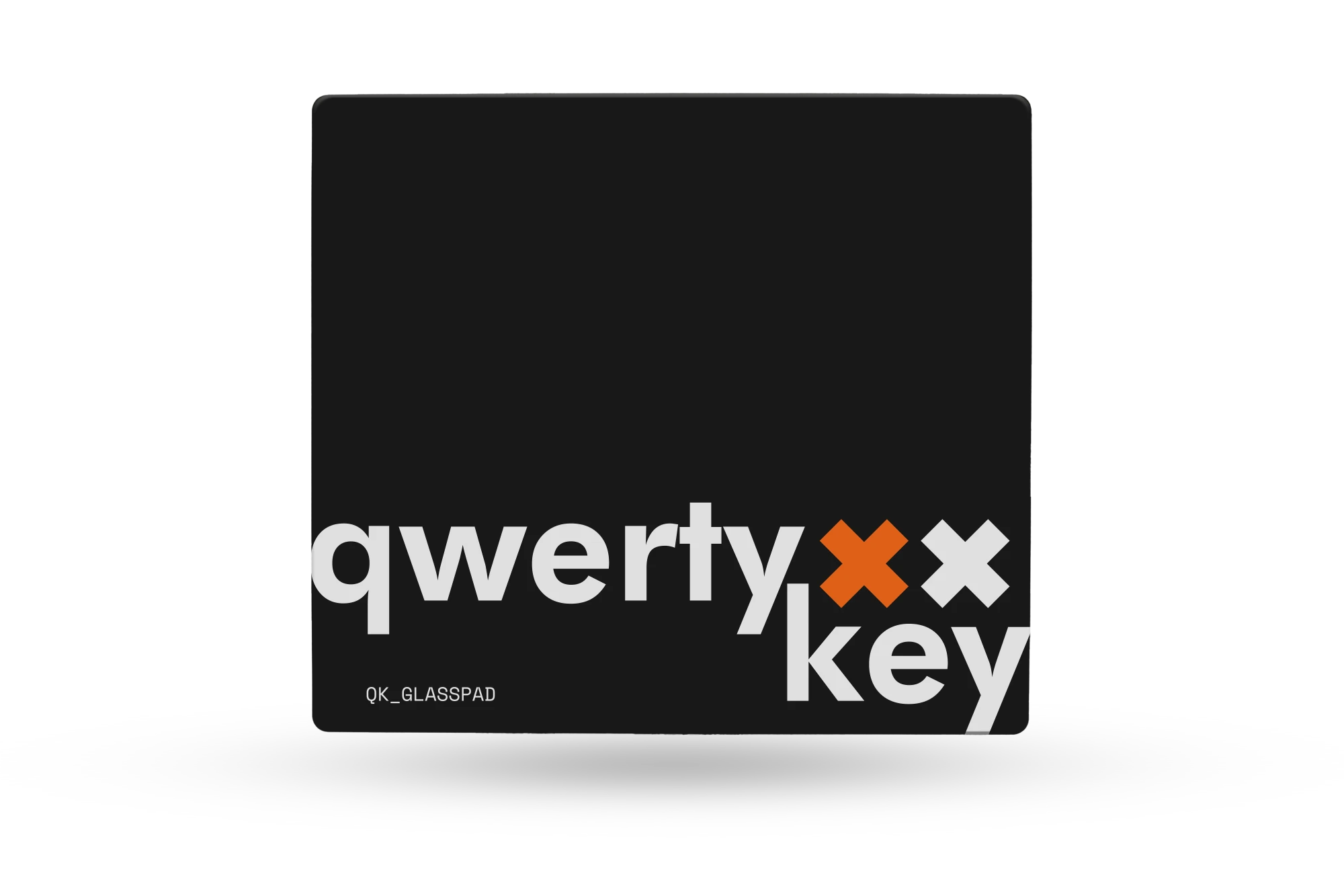 Mousepad Gaming QwertyKey Esports Glass 3.2mm Anti-Slip TPU