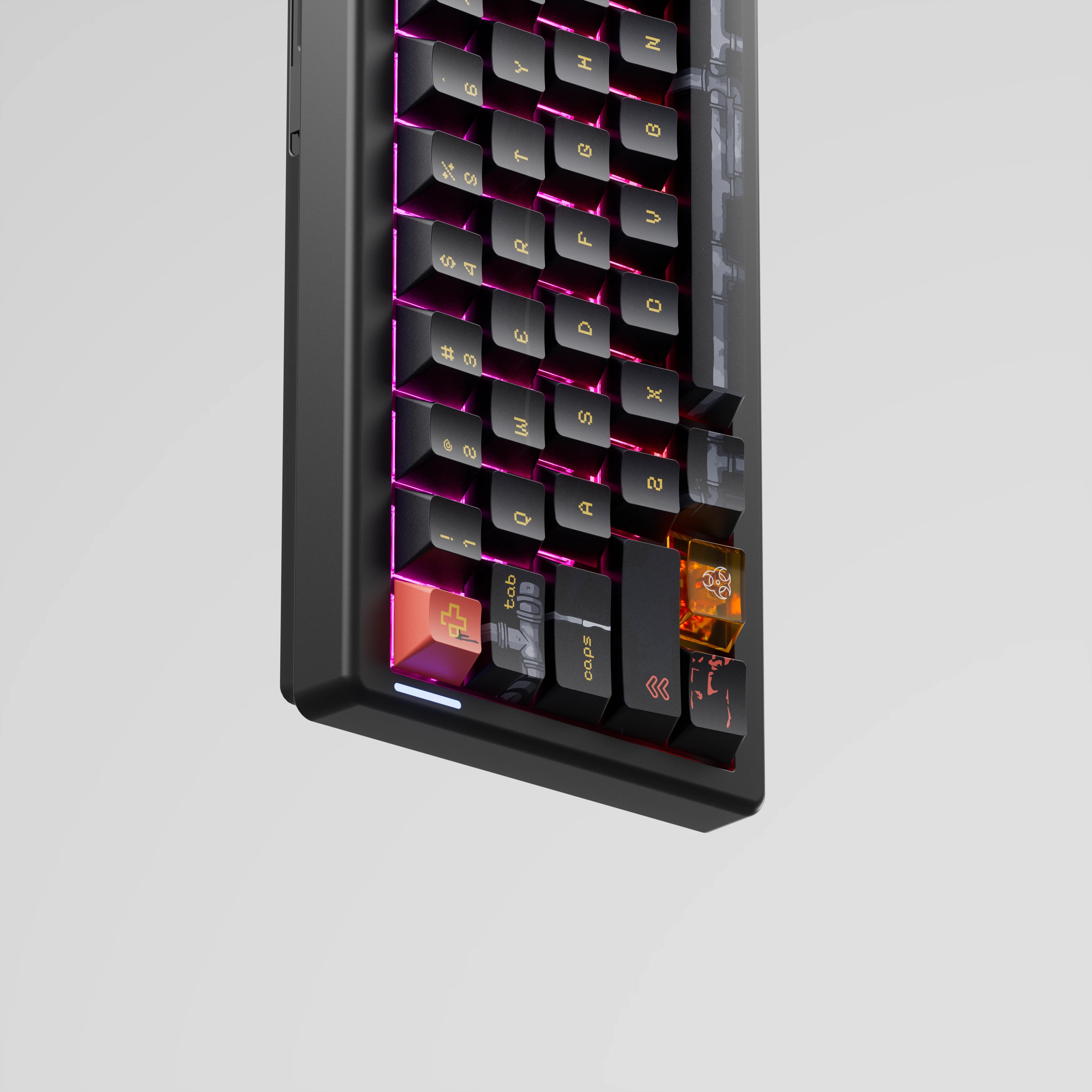 QwertyKey61 PRO Fallout Bluetooth Wireless Hotswap RGB VIA Tastatura Mecanica Gaming