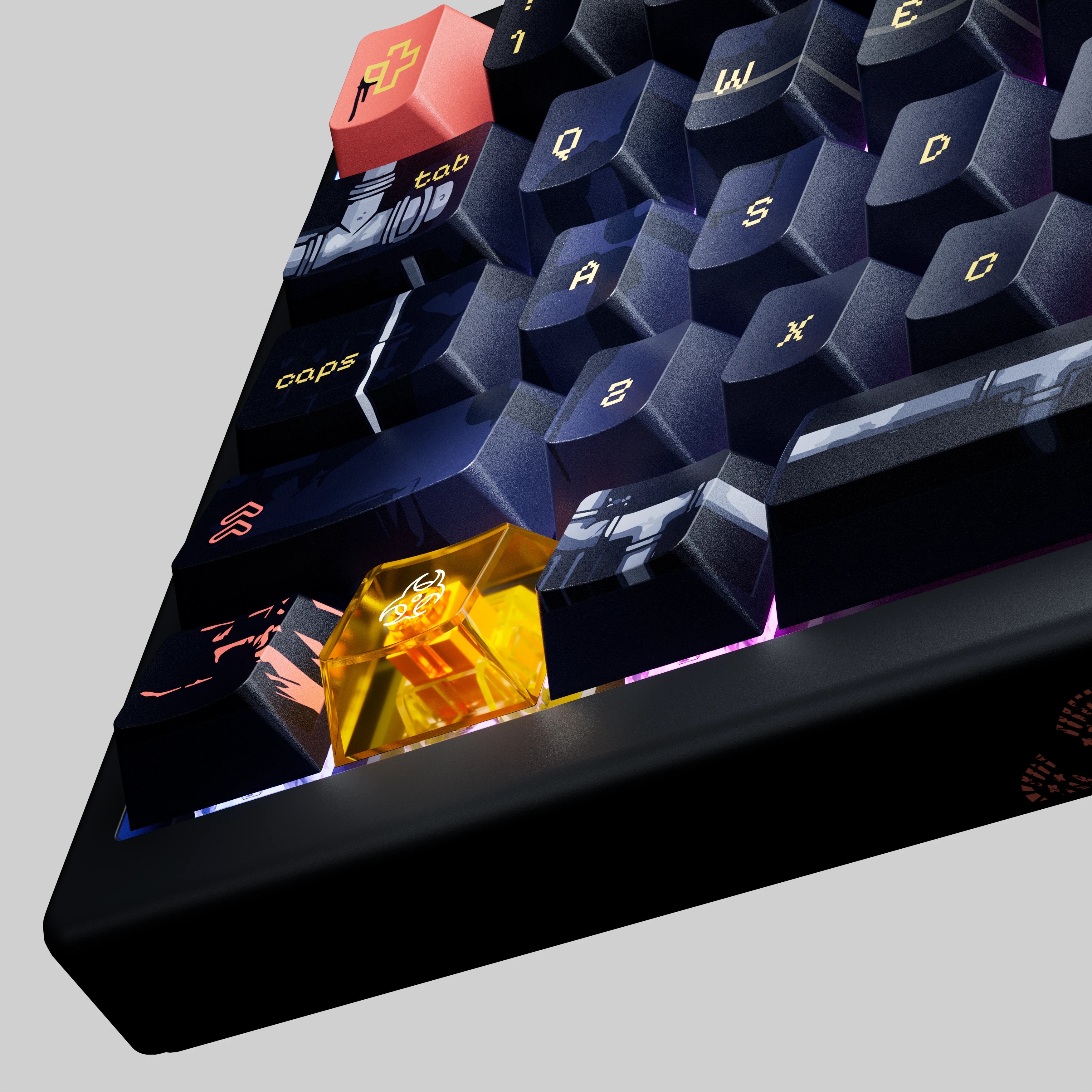 QwertyKey61 PRO Fallout Bluetooth Wireless Hotswap RGB VIA Tastatura Mecanica Gaming