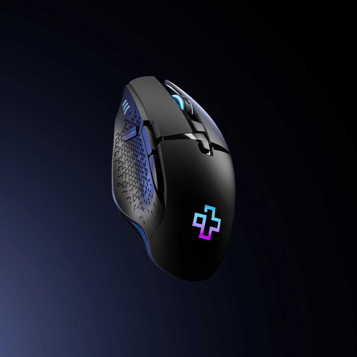 Mouse Gaming QwertyKey Forge V2 Negru - RGB, 12.000 DPI, Software