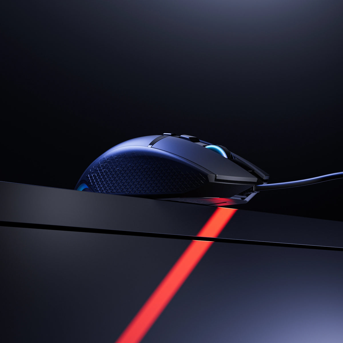 Mouse Gaming QwertyKey Forge V2 Negru - RGB, 12.000 DPI, Software