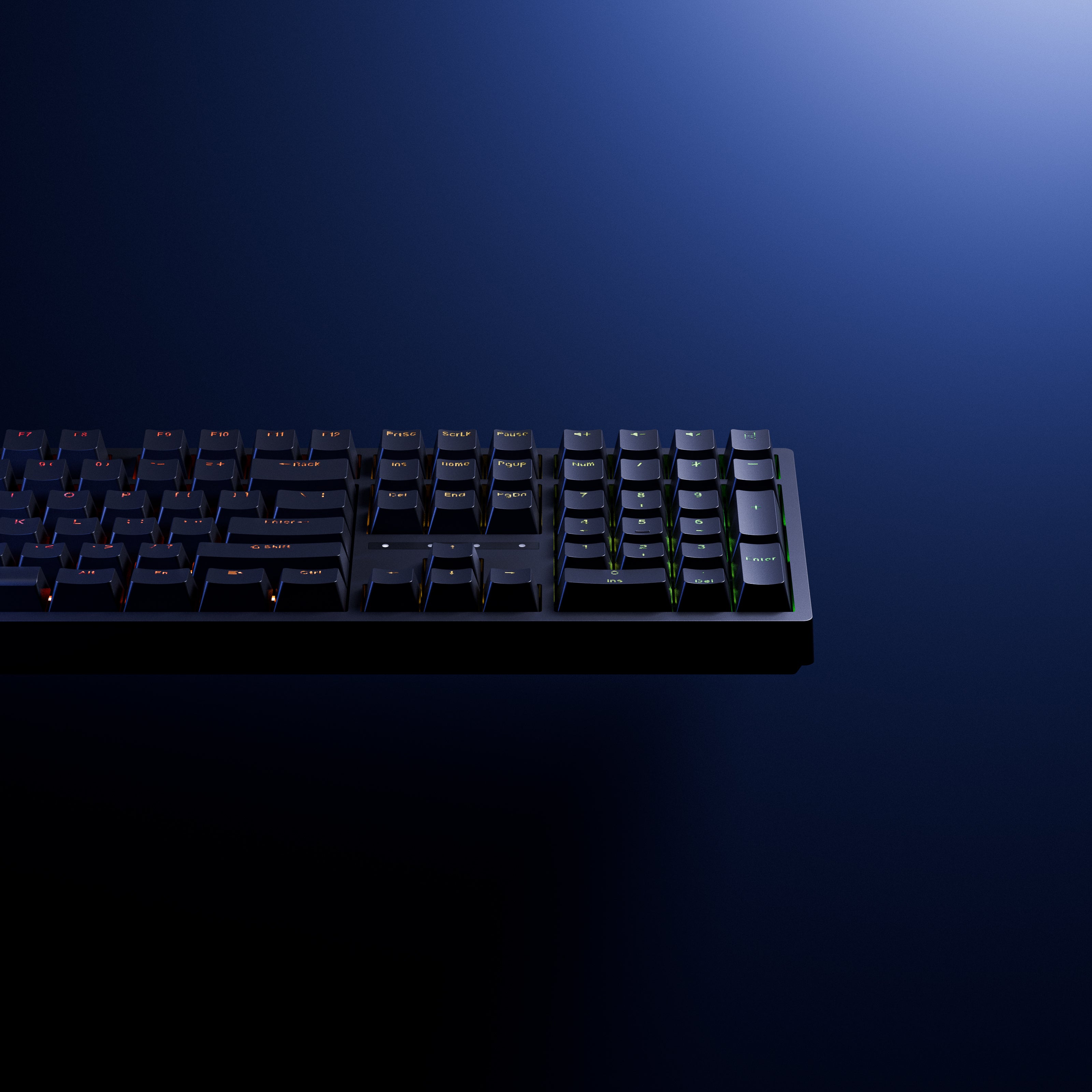 QwertyKey H100 Neagra Bluetooth Wireless Hotswap RGB Tastatura Mecanica Gaming