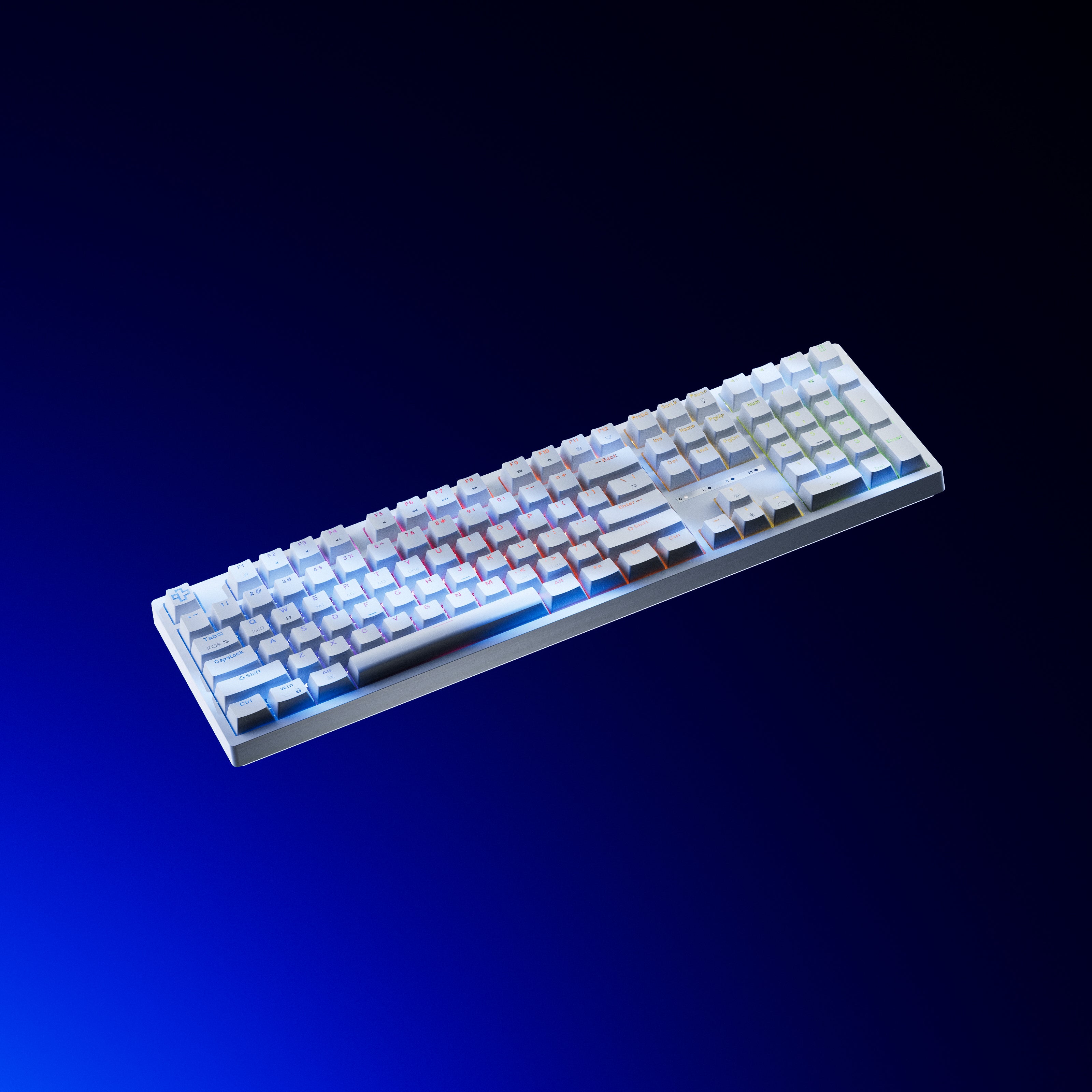 QwertyKey H100 Alba Bluetooth Wireless Hotswap RGB Tastatura Mecanica Gaming