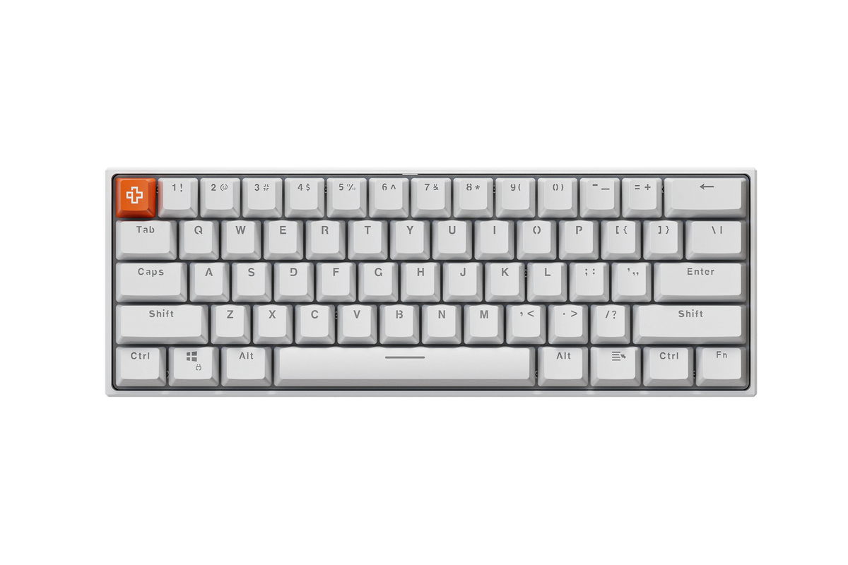 QwertyKey H61 Pro V2 Albă – Tastatură Mecanică Gaming, Hotswap, Full RGB