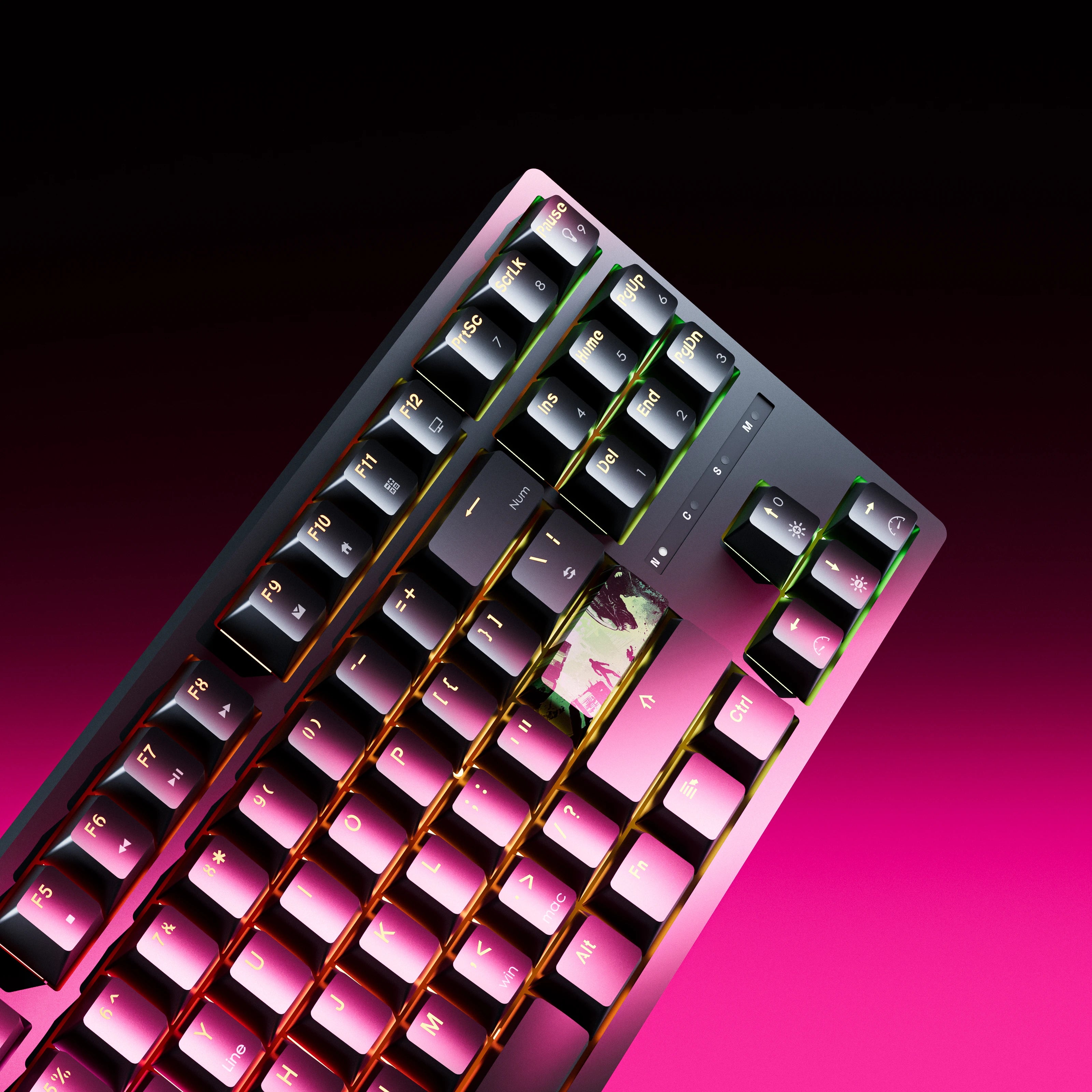 QwertyKey H87 Neagra Bluetooth Wireless Hotswap RGB Tastatura Mecanica Gaming