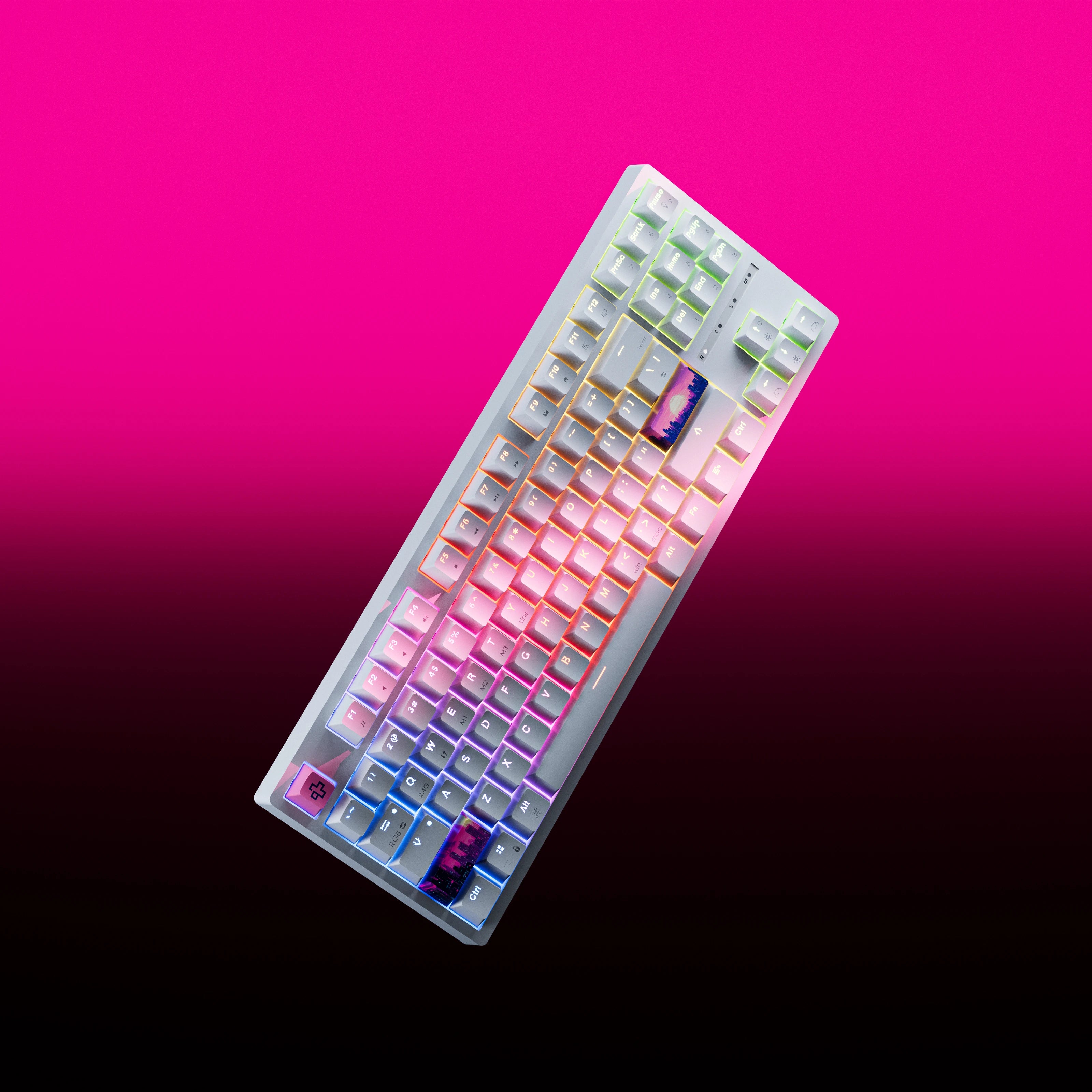 QwertyKey H87 Alba Bluetooth Wireless Hotswap RGB Tastatura Mecanica Gaming