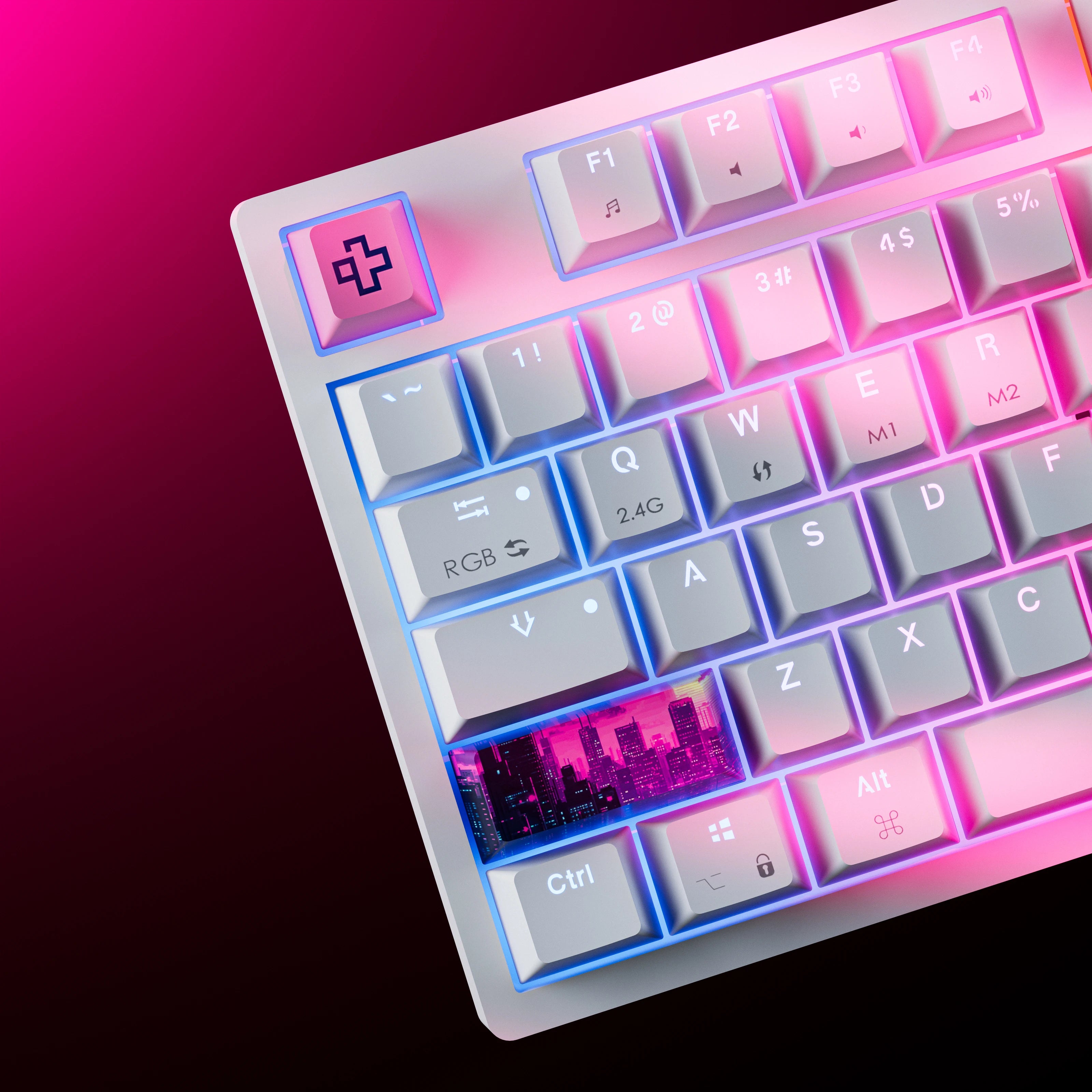 QwertyKey H87 Alba Bluetooth Wireless Hotswap RGB Tastatura Mecanica Gaming