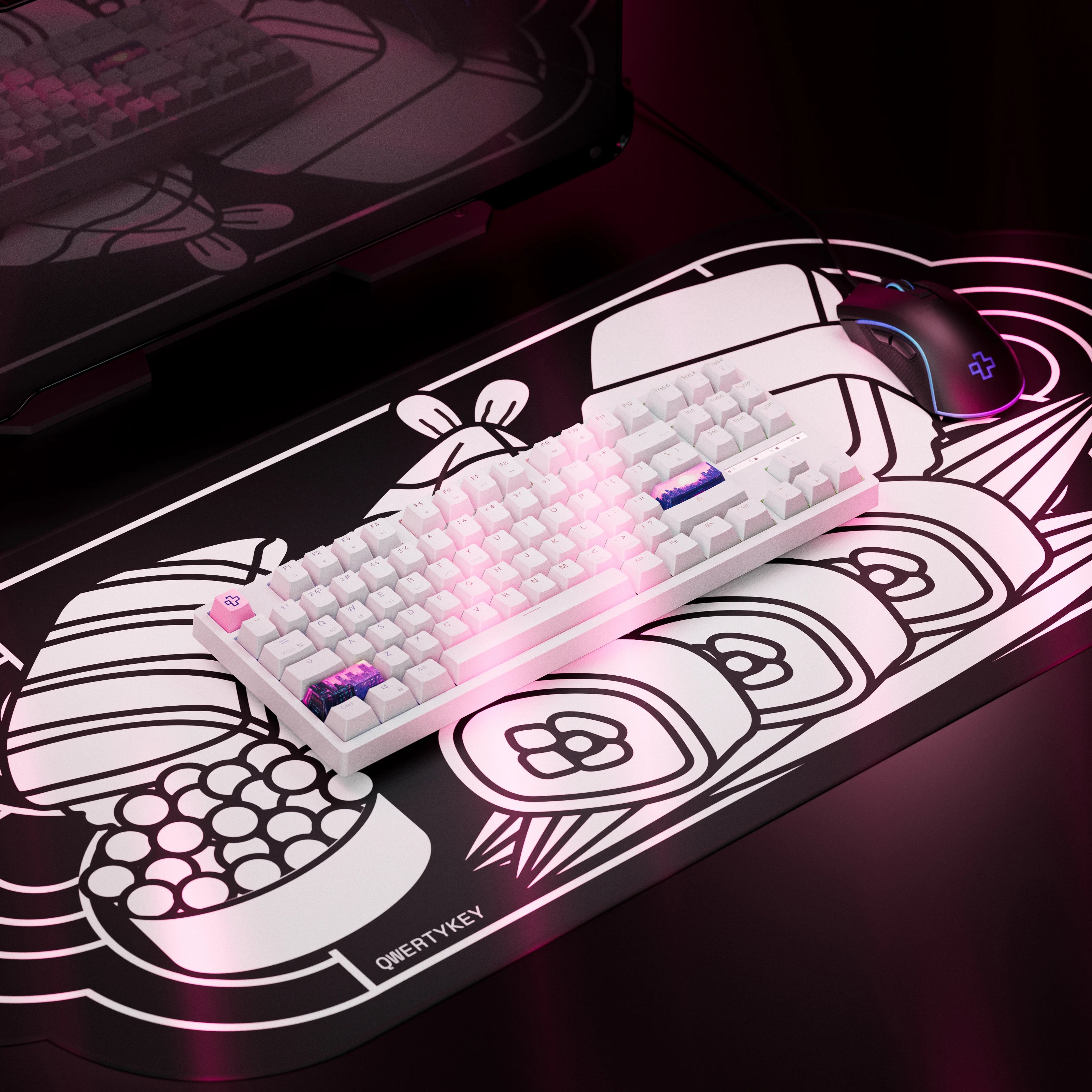 QwertyKey H87 Alba Bluetooth Wireless Hotswap RGB Tastatura Mecanica Gaming