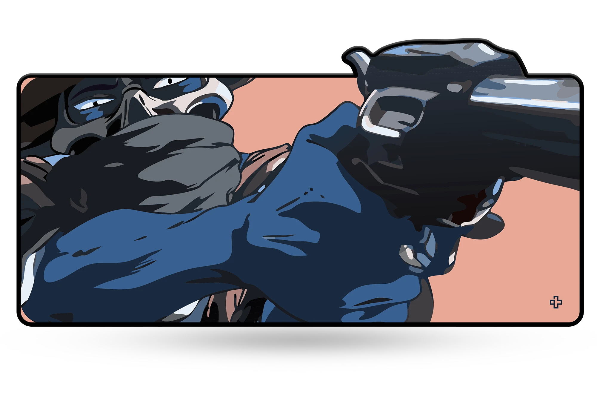 Deskmat Mousepad QwertyKey Western 4mm margini cusute