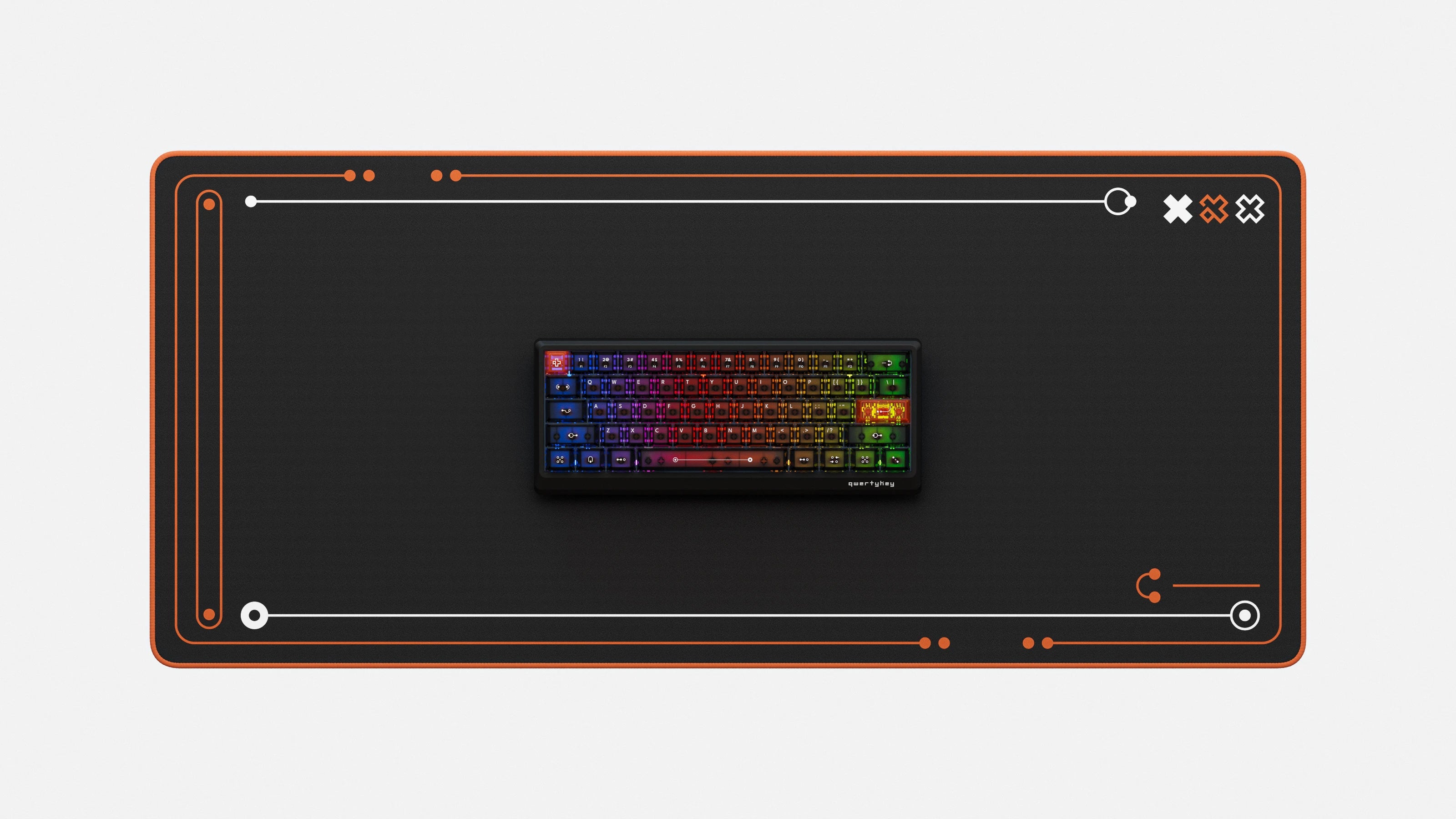 QwertyKey QK61 HE Phantom Neagră – Tastatură Gaming Magnetică Hall Effect, Rapid Trigger, Snap Tap, Full RGB