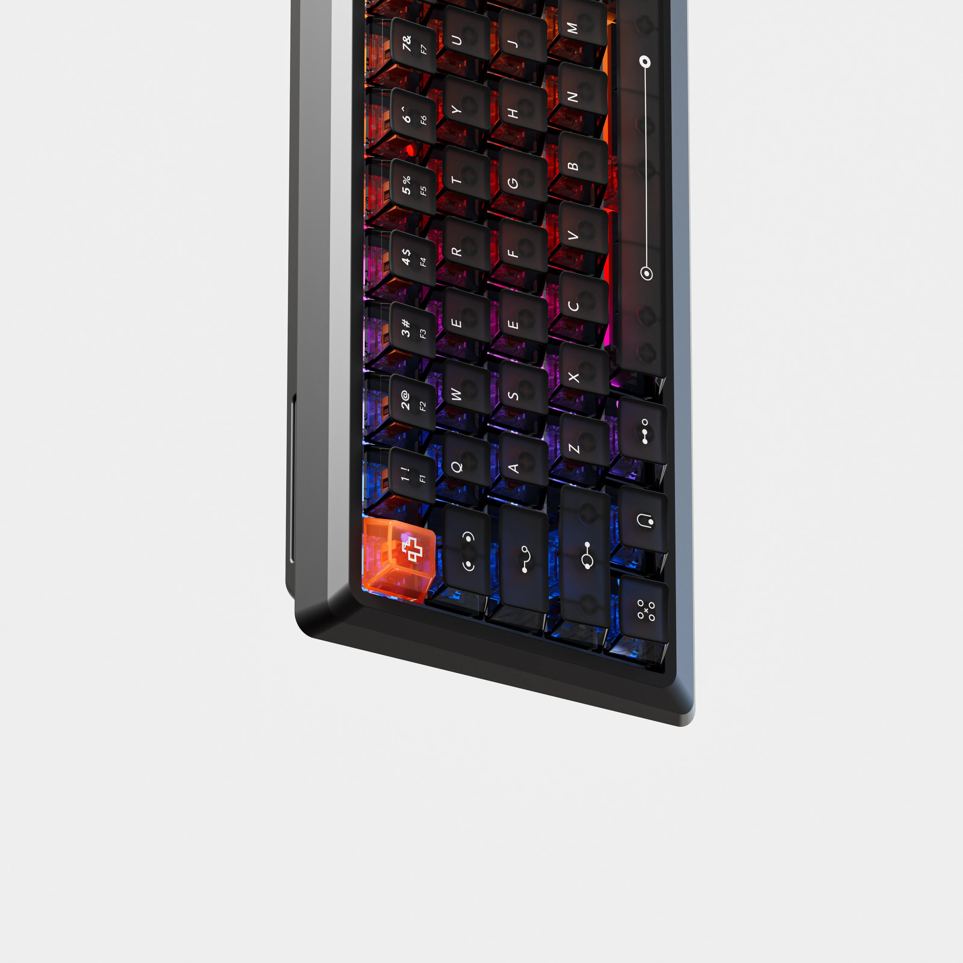 QK61 HE Phantom Neagra – Tastatura Mecanica Gaming Hall Effect, Rapid Trigger, RGB, Switch-uri Magnetice, Snap Tap