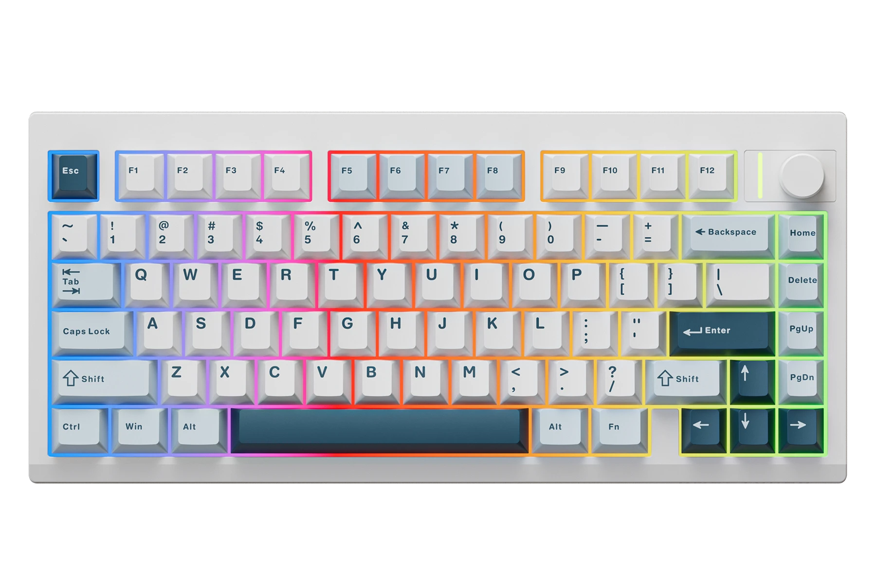 QwertyKey75 Pro V2 Alba Bluetooth Wireless Hotswap RGB Web Software Gasket Mounted Tastatura Mecanica Gaming
