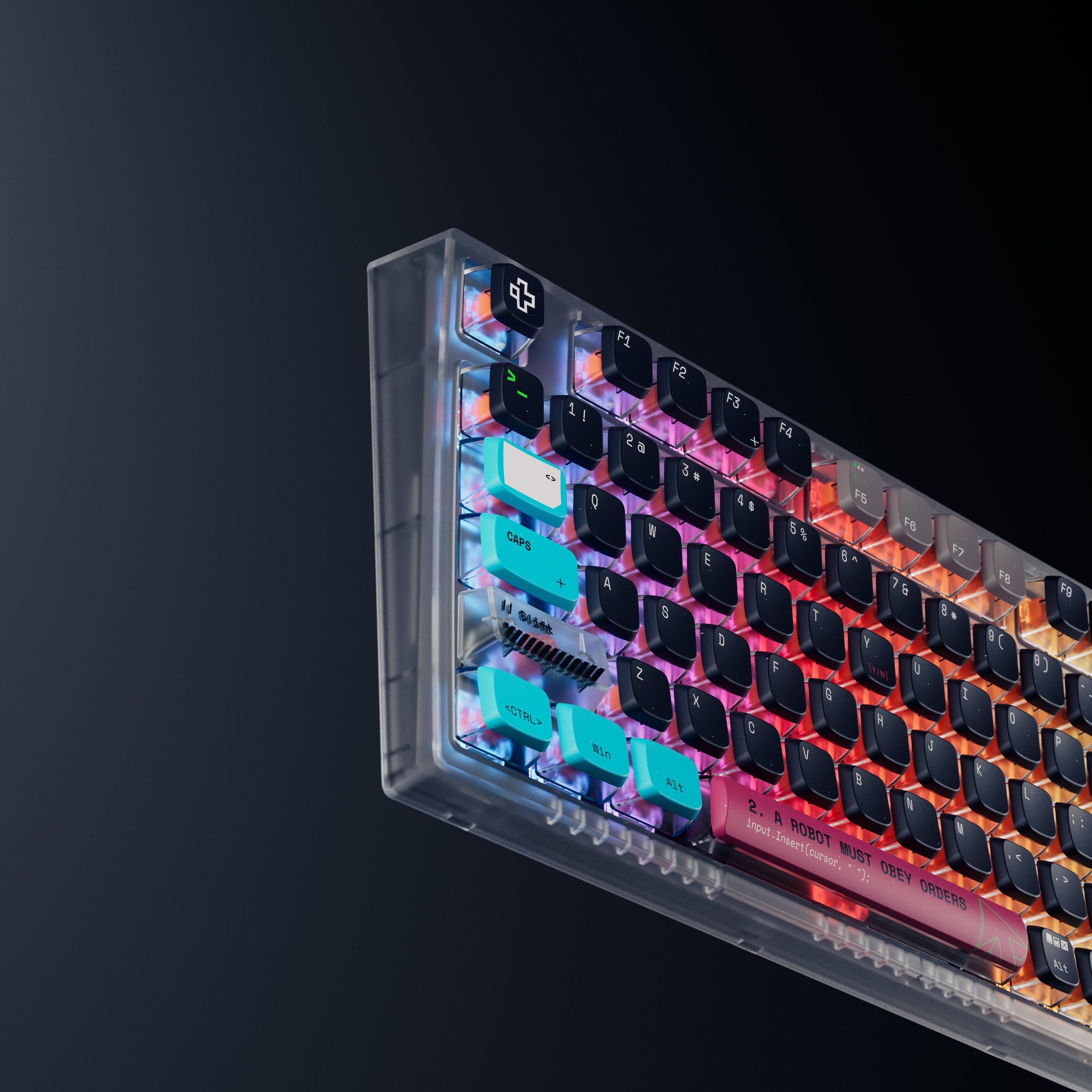 QwertyKey75 Terminal Bluetooth Wireless Hotswap RGB VIA/QMK Gasket Mounted Tastatura Mecanica Gaming