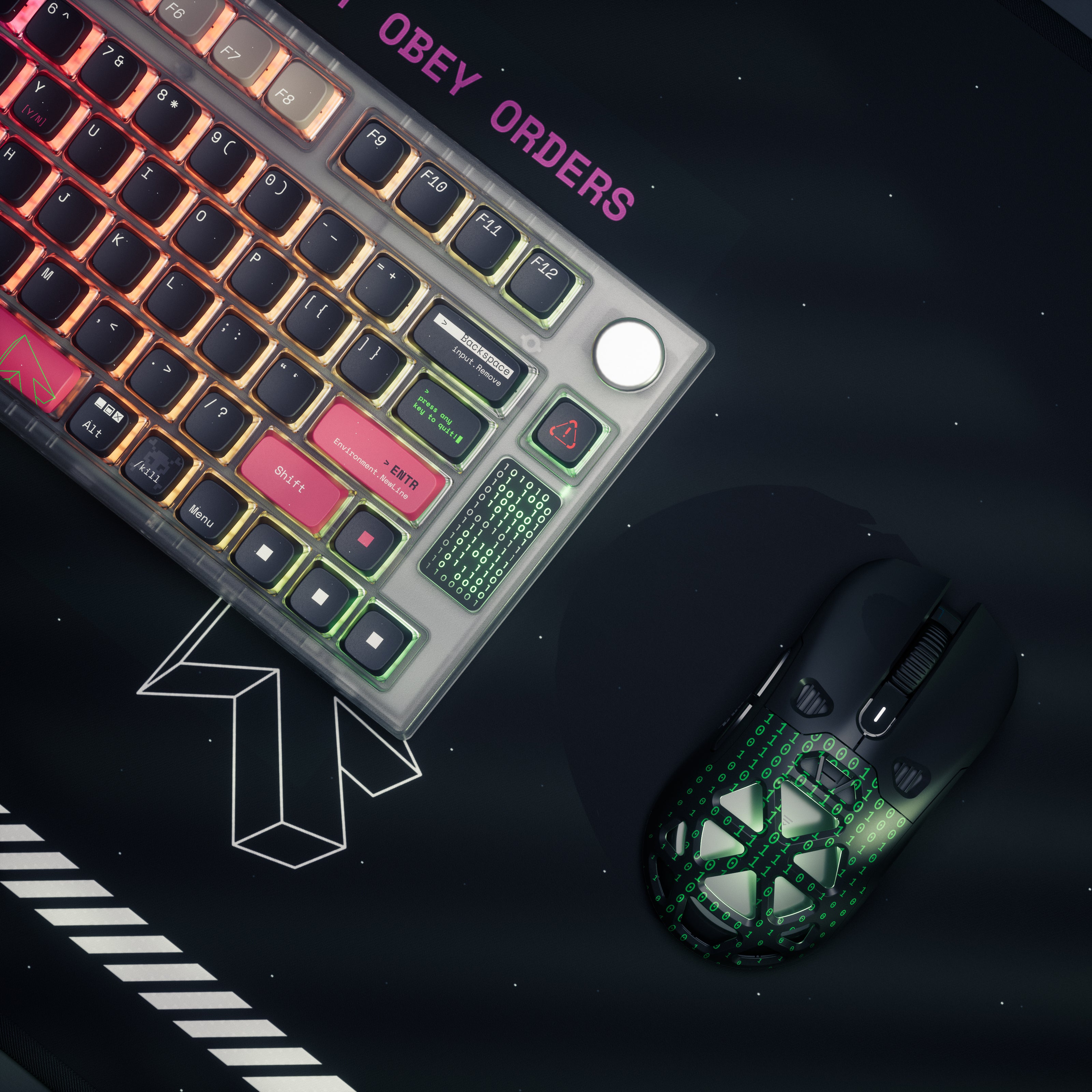 QwertyKey75 Terminal Bluetooth Wireless Hotswap RGB VIA/QMK Gasket Mounted Tastatura Mecanica Gaming