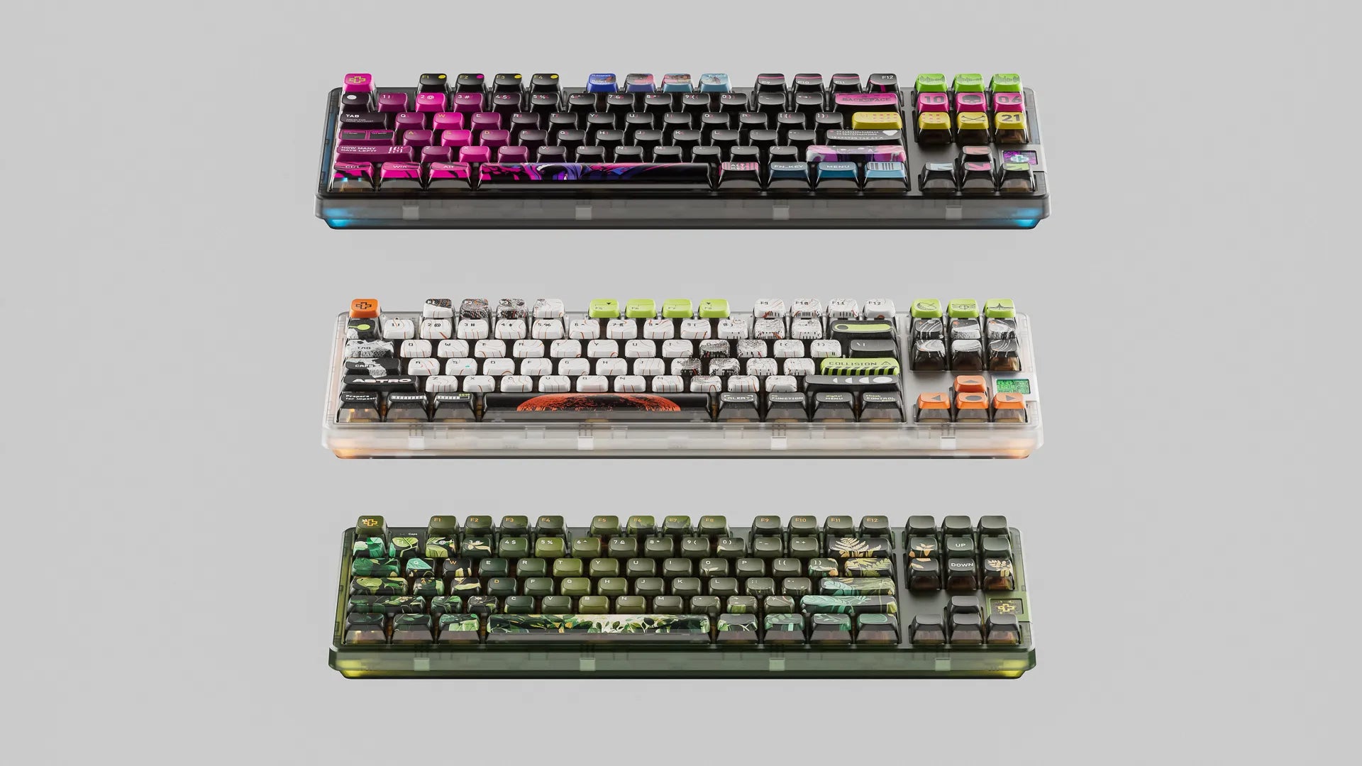 QwertyKey80 Astro Bluetooth Wireless Hotswap RGB QMK/VIA Gasket Mounted Tastatura Mecanica Gaming cu Ecran