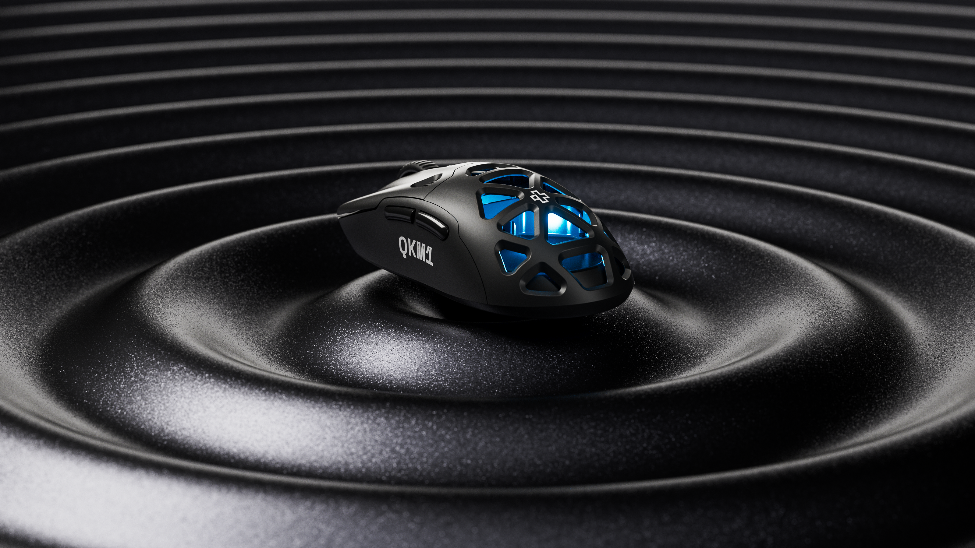 Mouse QwertyKey QKM1 Wireless Bluetooth Charging Dock Negru