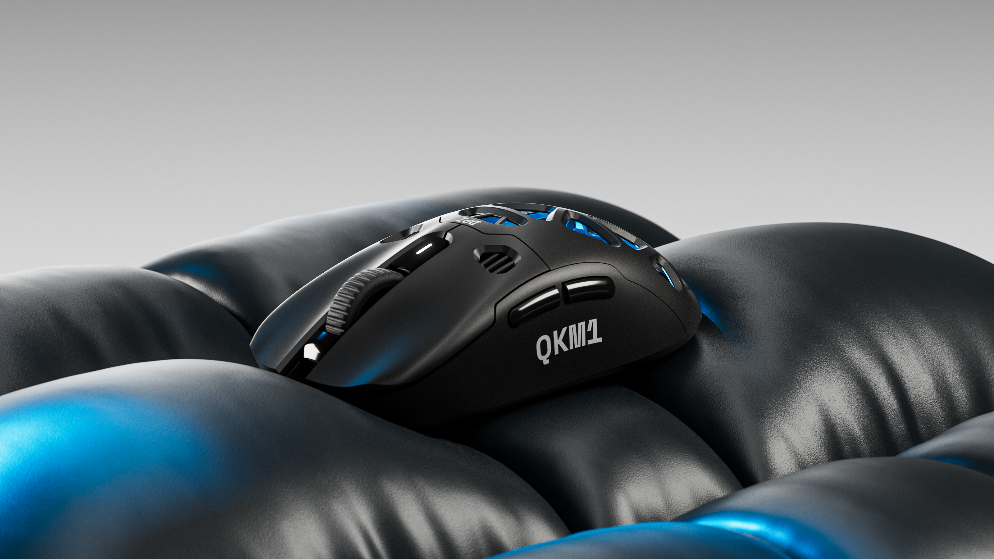 Mouse QwertyKey QKM1 Wireless Bluetooth Charging Dock Negru