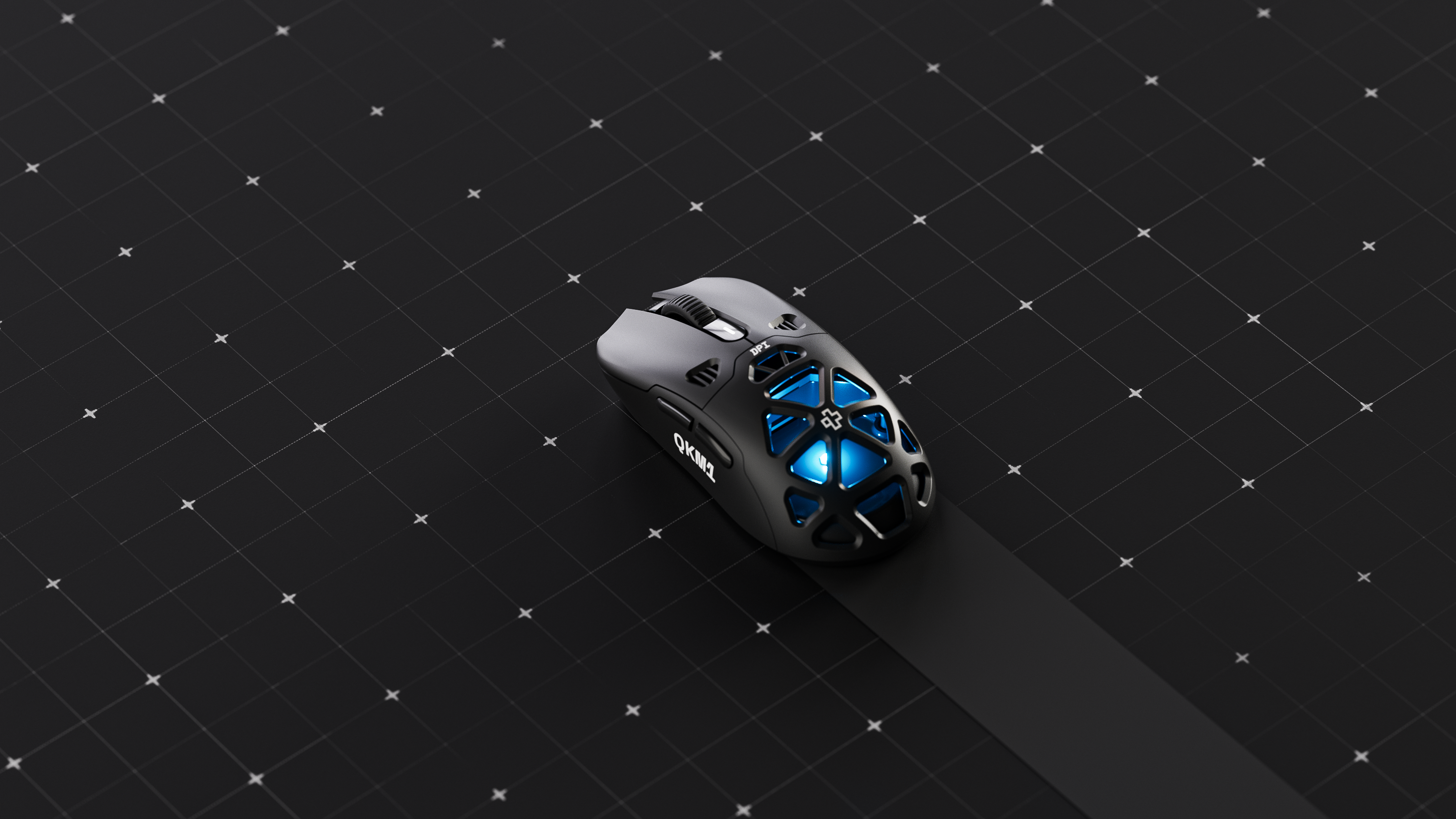 Mouse QwertyKey QKM1 Wireless Bluetooth Charging Dock Negru