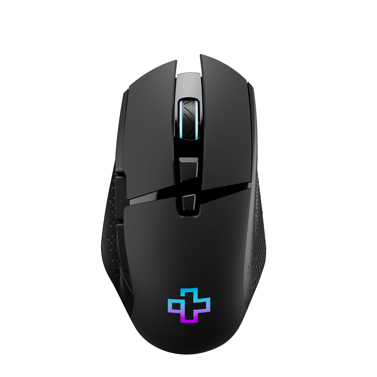 Mouse Gaming QwertyKey Forge V2 Negru - RGB, 12.000 DPI, Software