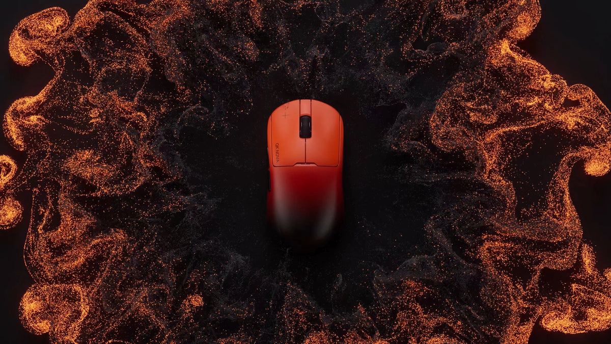 Mouse Gaming Qwertykey NOVA Negru - Wireless Bluetooth Trio Mode, Charging Dock