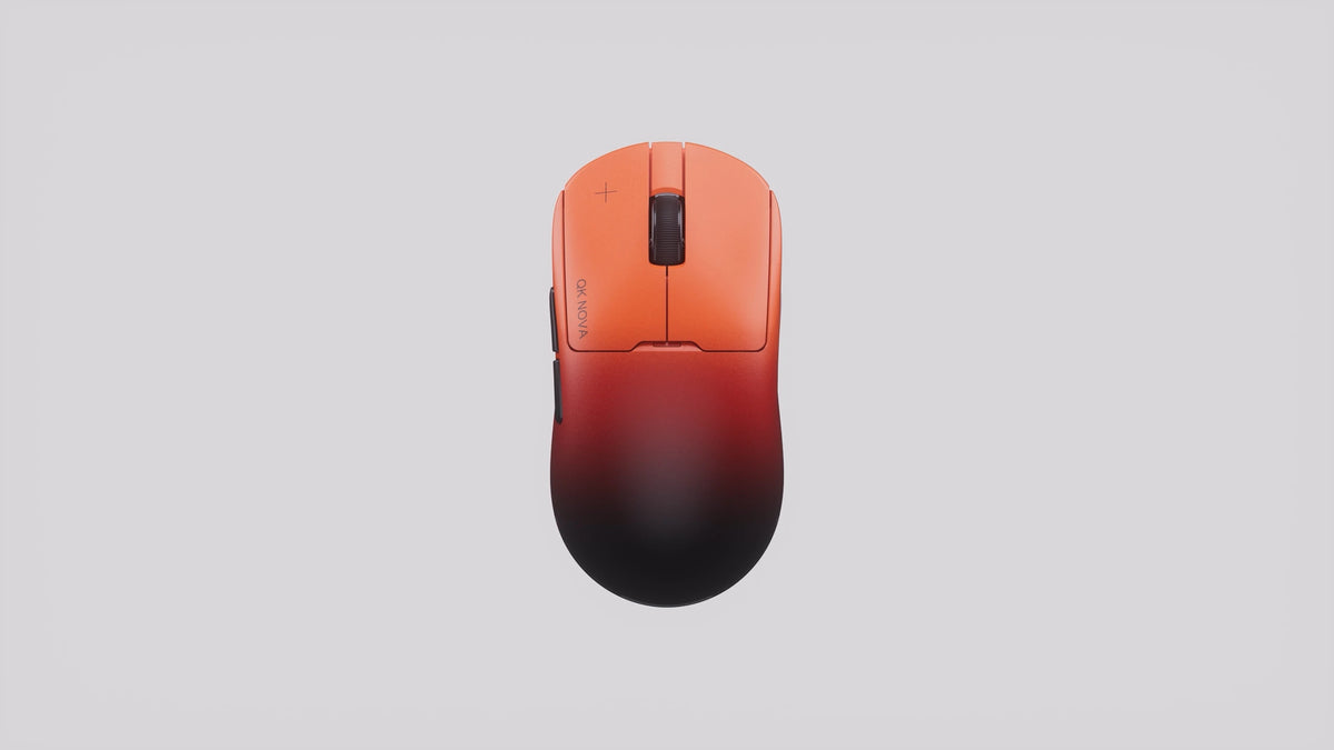 Mouse Gaming Qwertykey NOVA Negru - Wireless Bluetooth Trio Mode, Charging Dock
