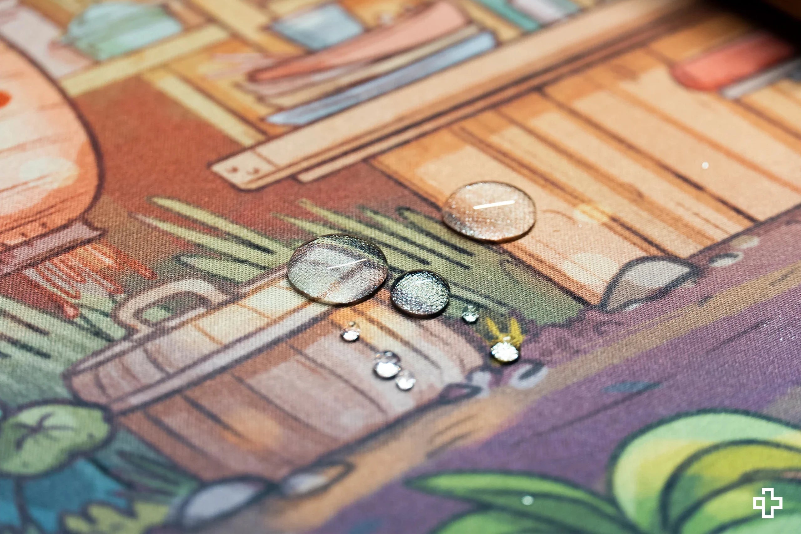 Deskmat Mousepad QwertyKey Ramen 4mm margini cusute