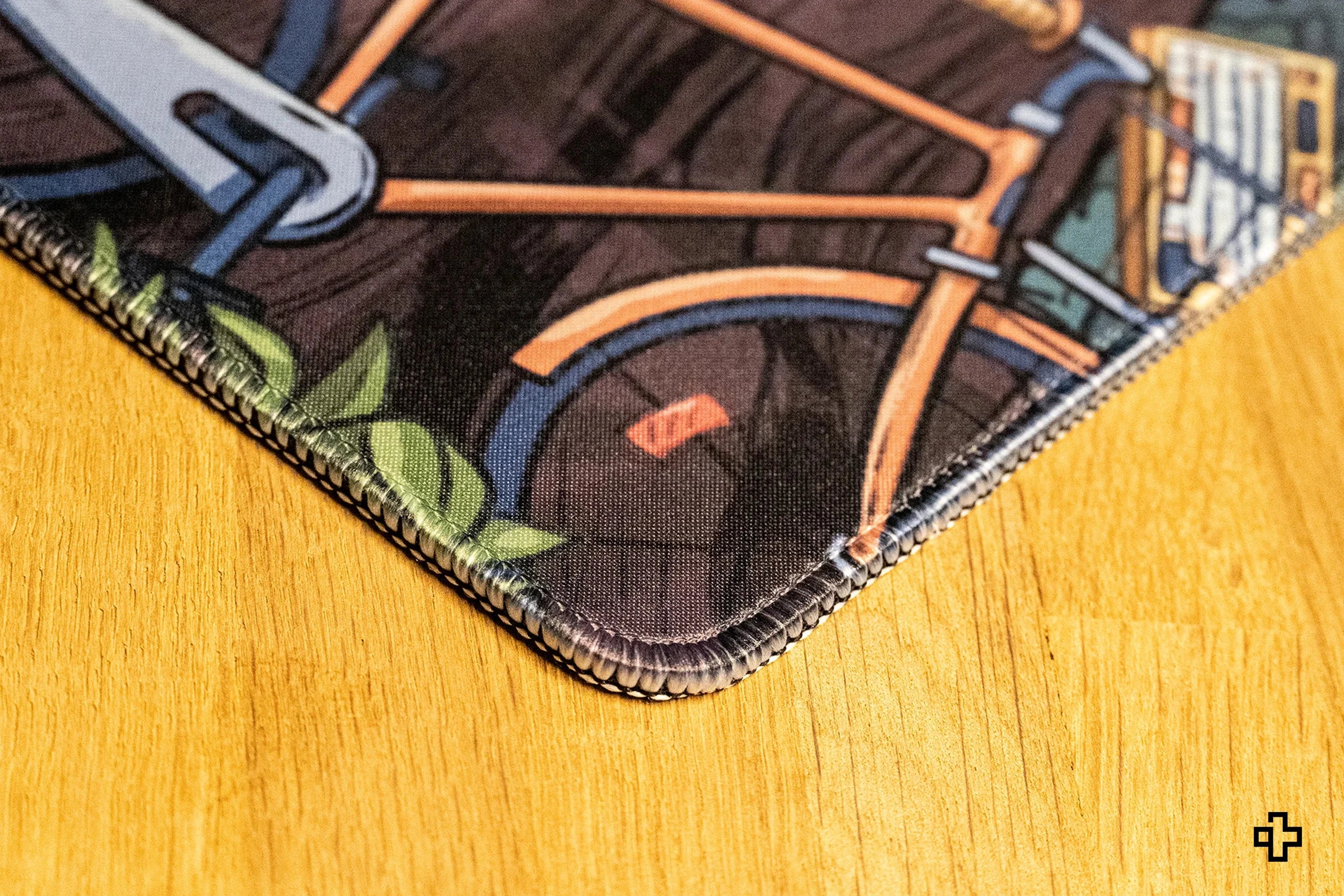 Deskmat Mousepad QwertyKey Ramen 4mm margini cusute