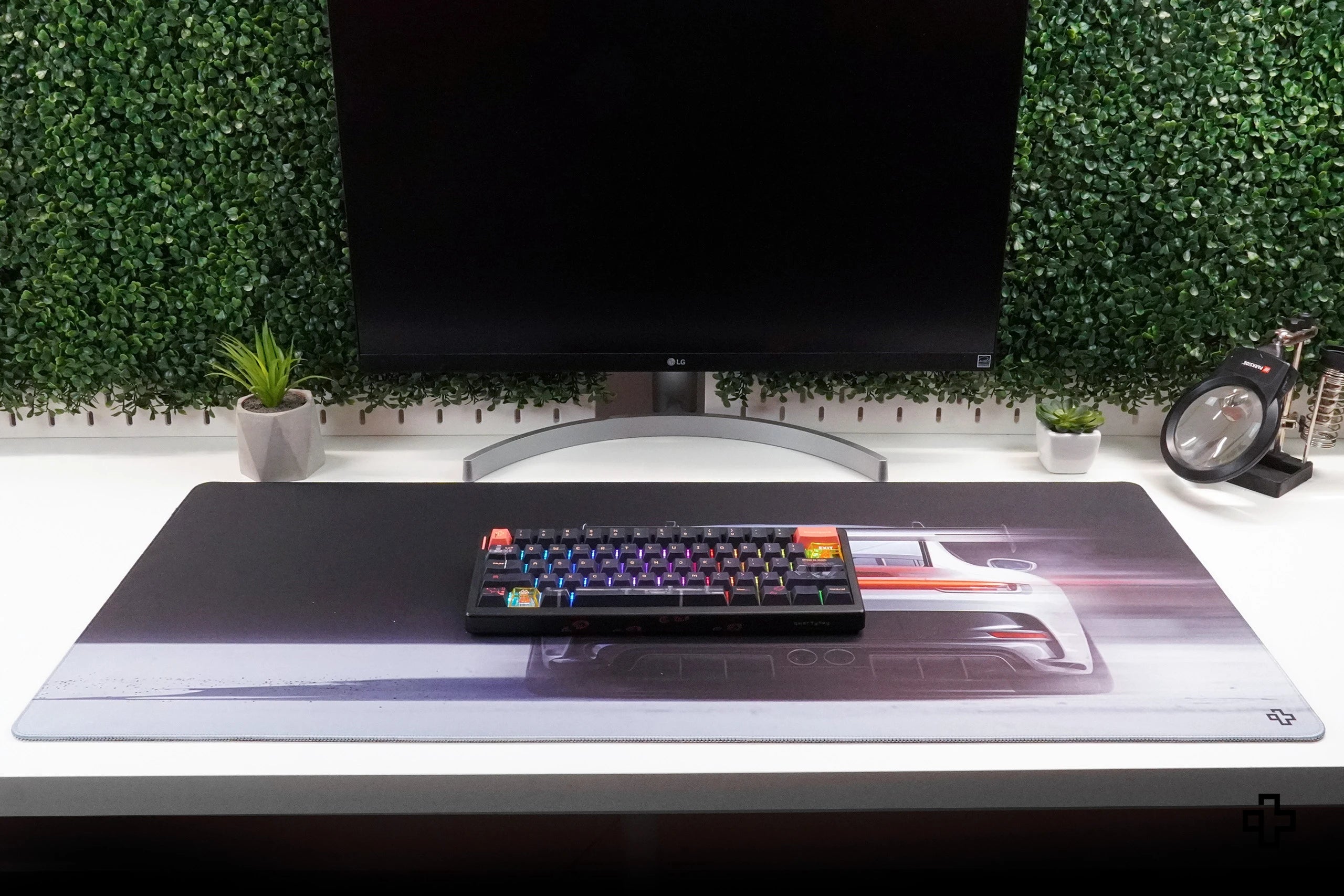 Deskmat Mousepad QwertyKey Car GT 4mm margini cusute