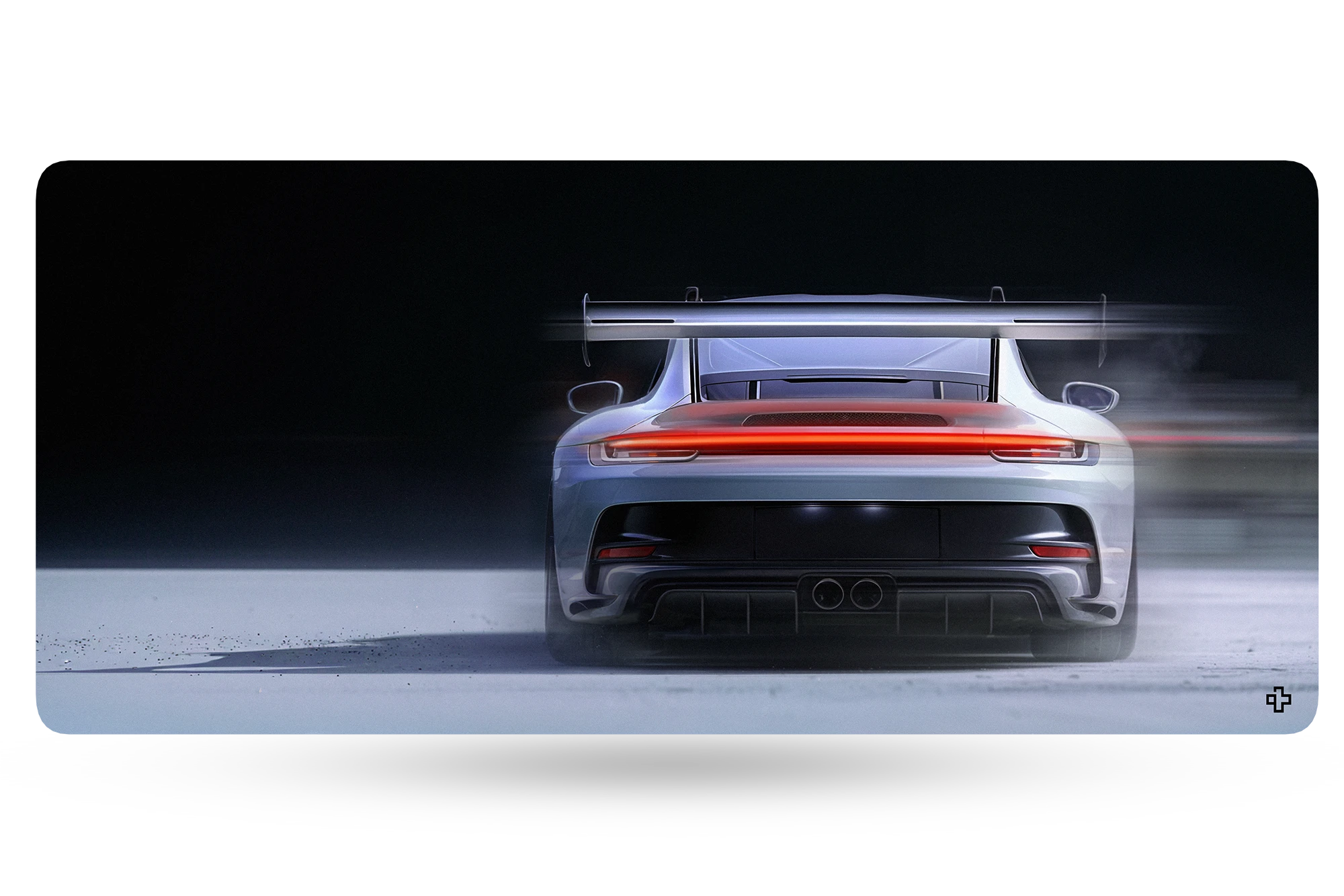 Deskmat Mousepad QwertyKey Car GT 4mm margini cusute