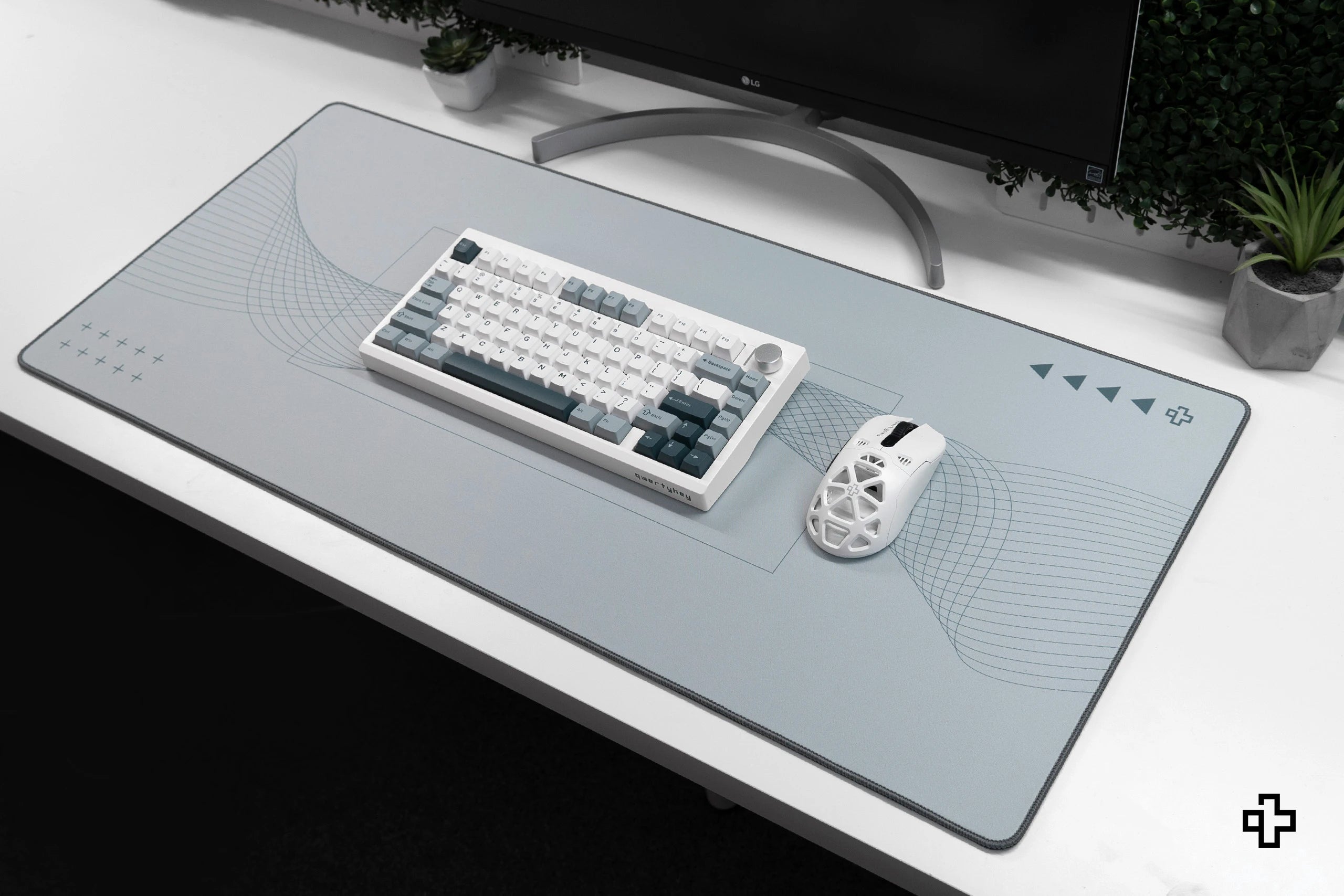 Deskmat Mousepad Flow Light 4mm margini cusute