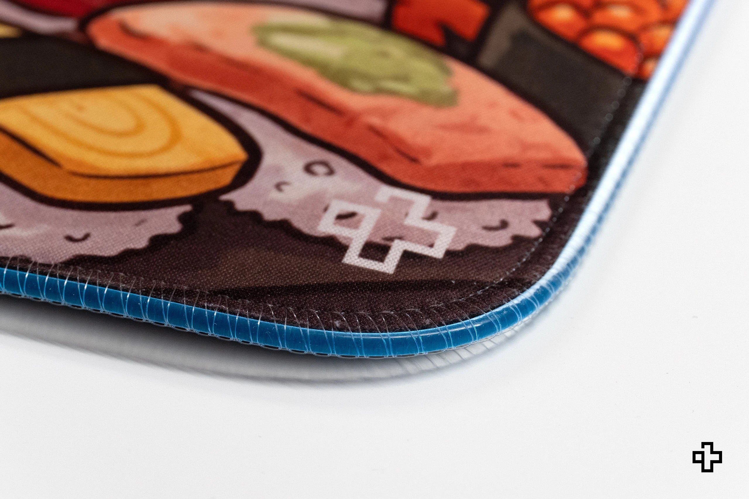 Deskmat Mousepad Lucky Neko Ramen RGB 4mm margini cusute