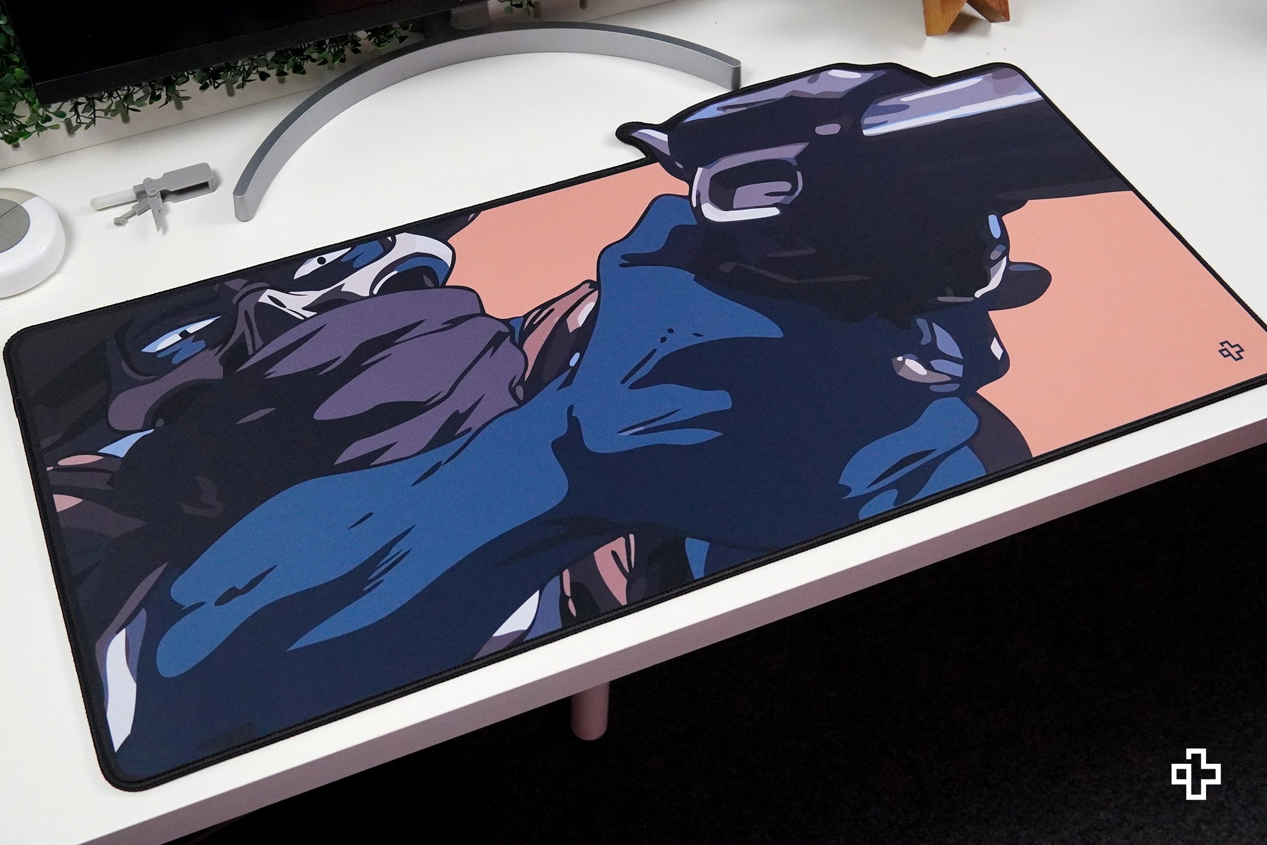 Deskmat Mousepad QwertyKey Western 4mm margini cusute