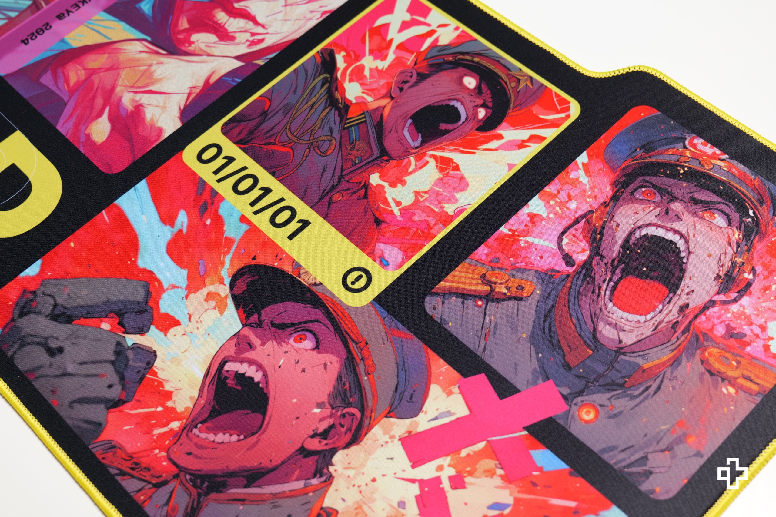 Deskmat Mousepad QwertyKey War 4mm margini cusute