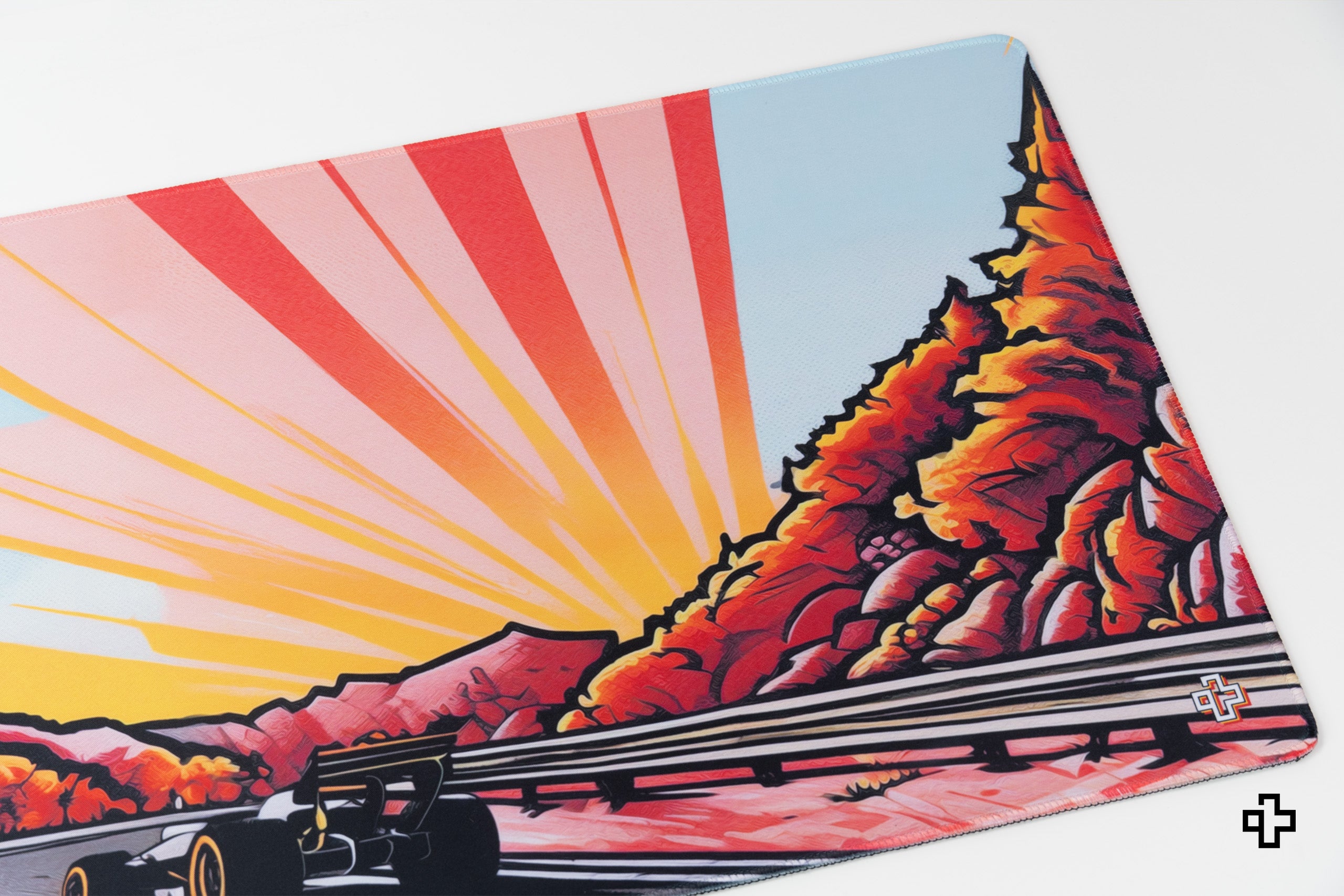 Deskmat Mousepad QwertyKey Formula Sunset 4mm margini cusute