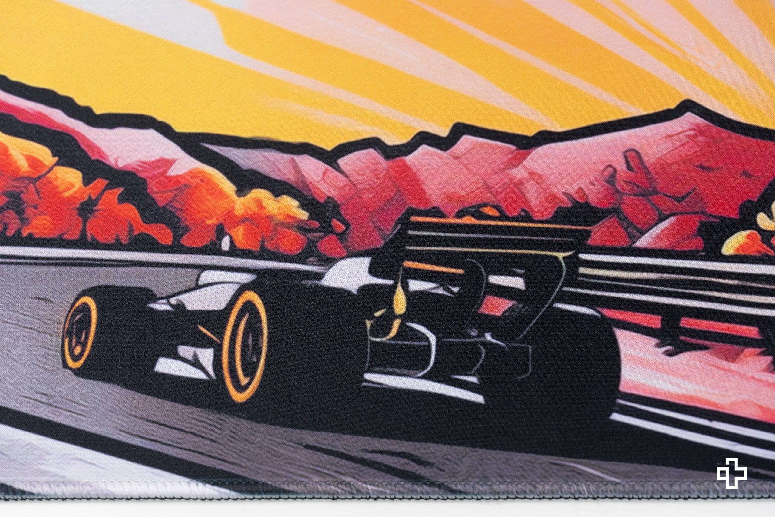 Deskmat Mousepad QwertyKey Formula Sunset 4mm margini cusute