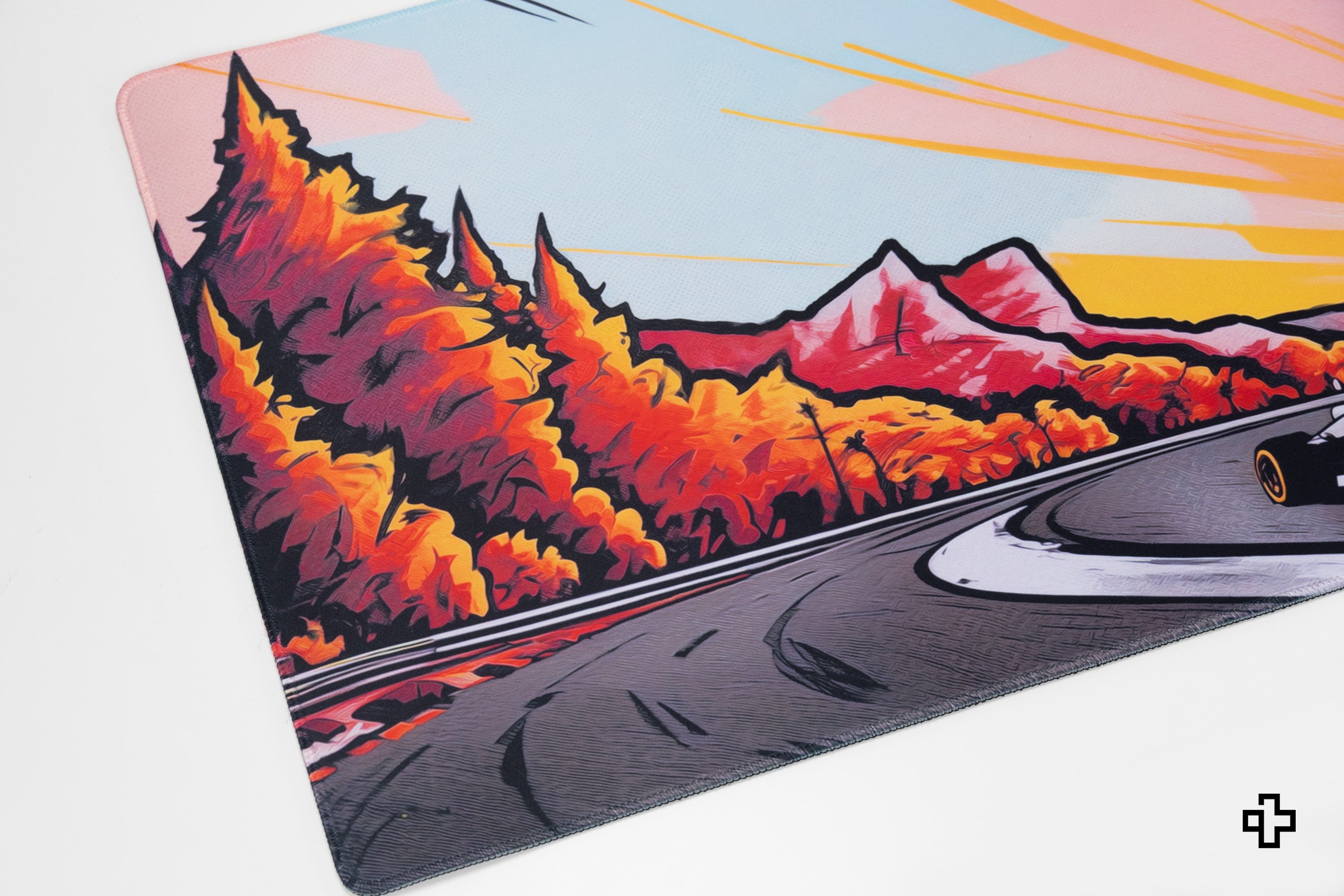 Deskmat Mousepad QwertyKey Formula Sunset 4mm margini cusute