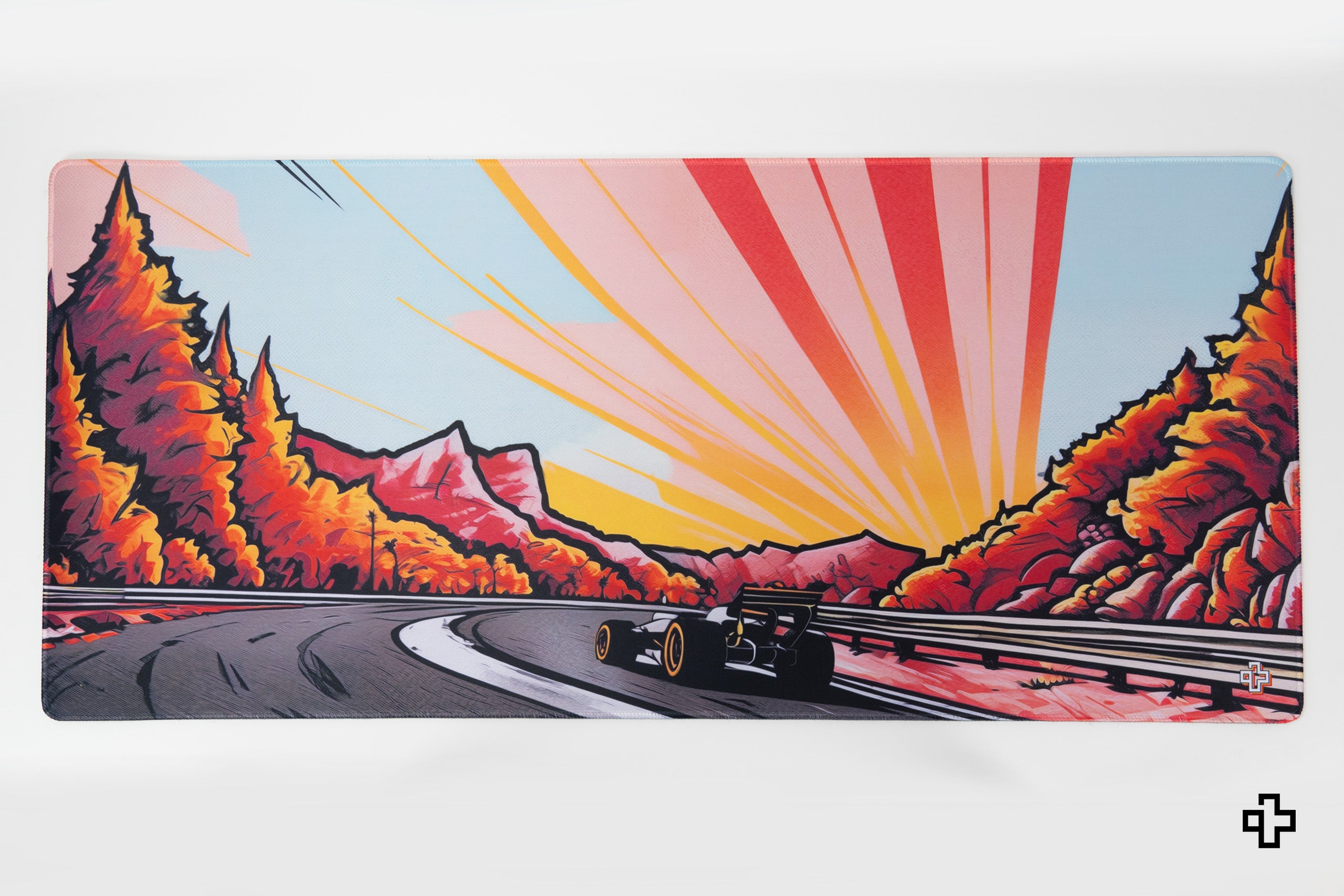 Deskmat Mousepad QwertyKey Formula Sunset 4mm margini cusute