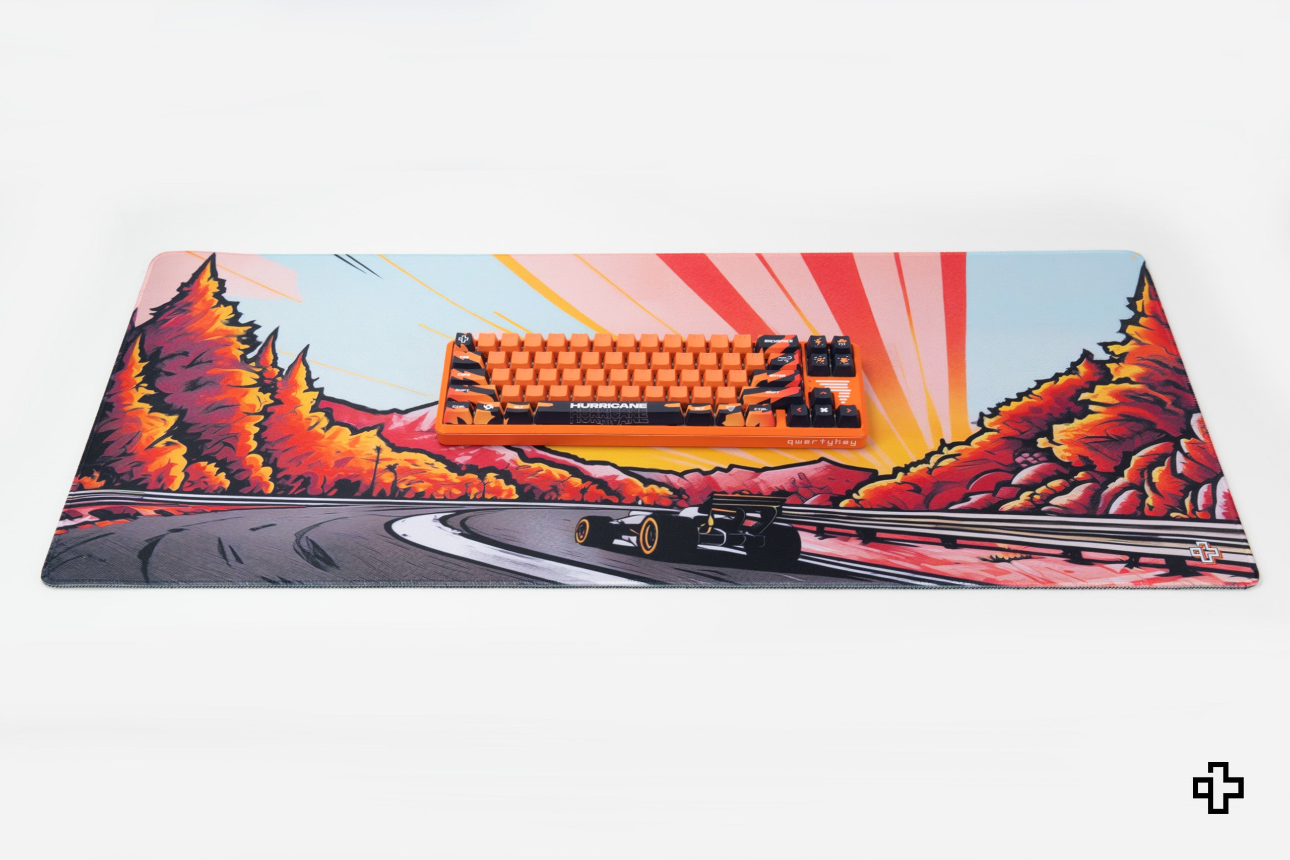 Deskmat Mousepad QwertyKey Formula Sunset 4mm margini cusute