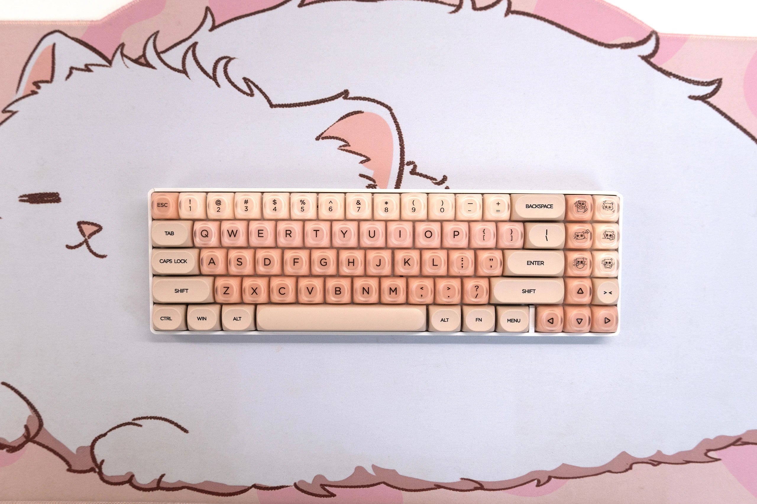 Set Taste QwertyKey Peach Cream Profil HOA