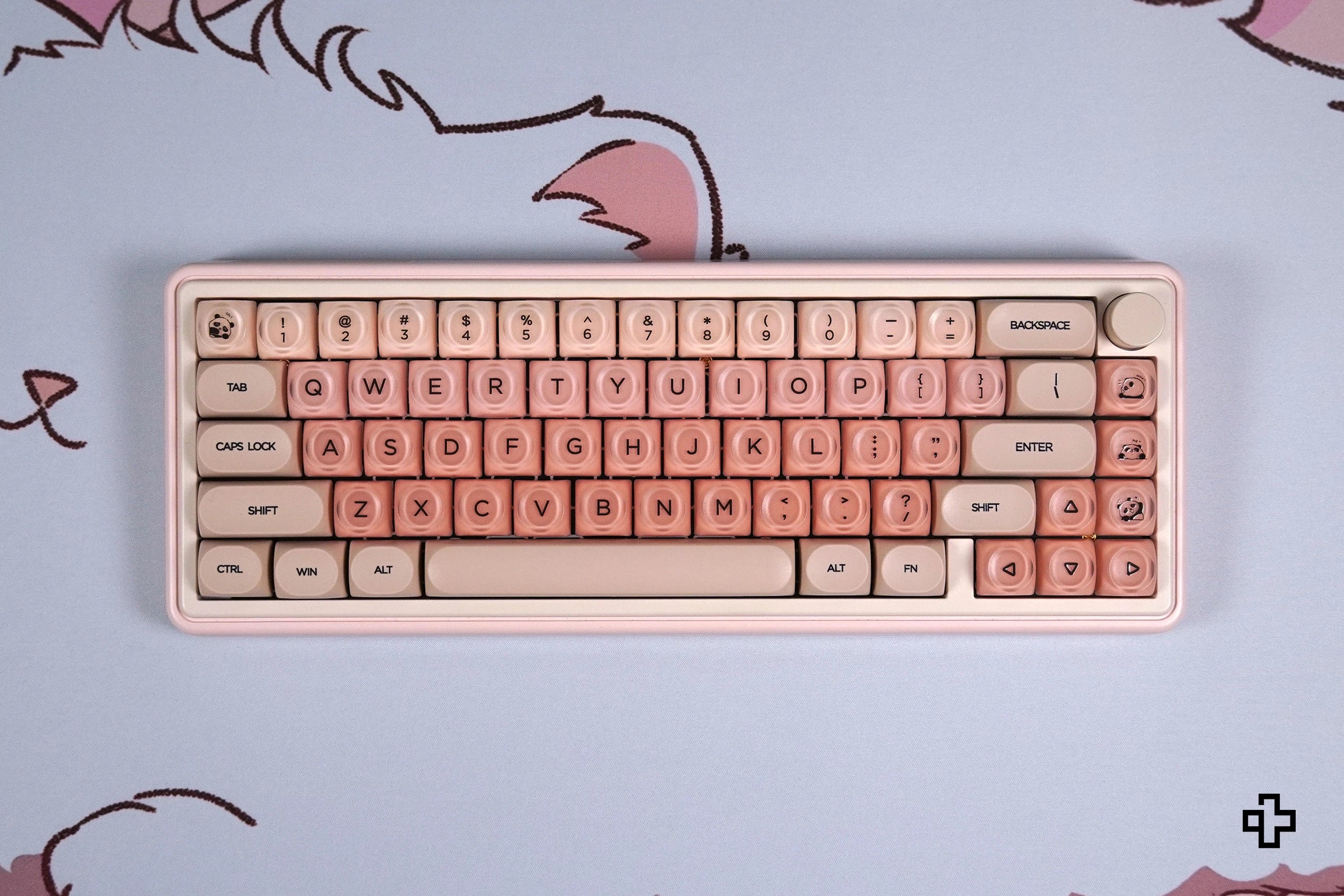 Set Taste QwertyKey Peach Cream Profil HOA