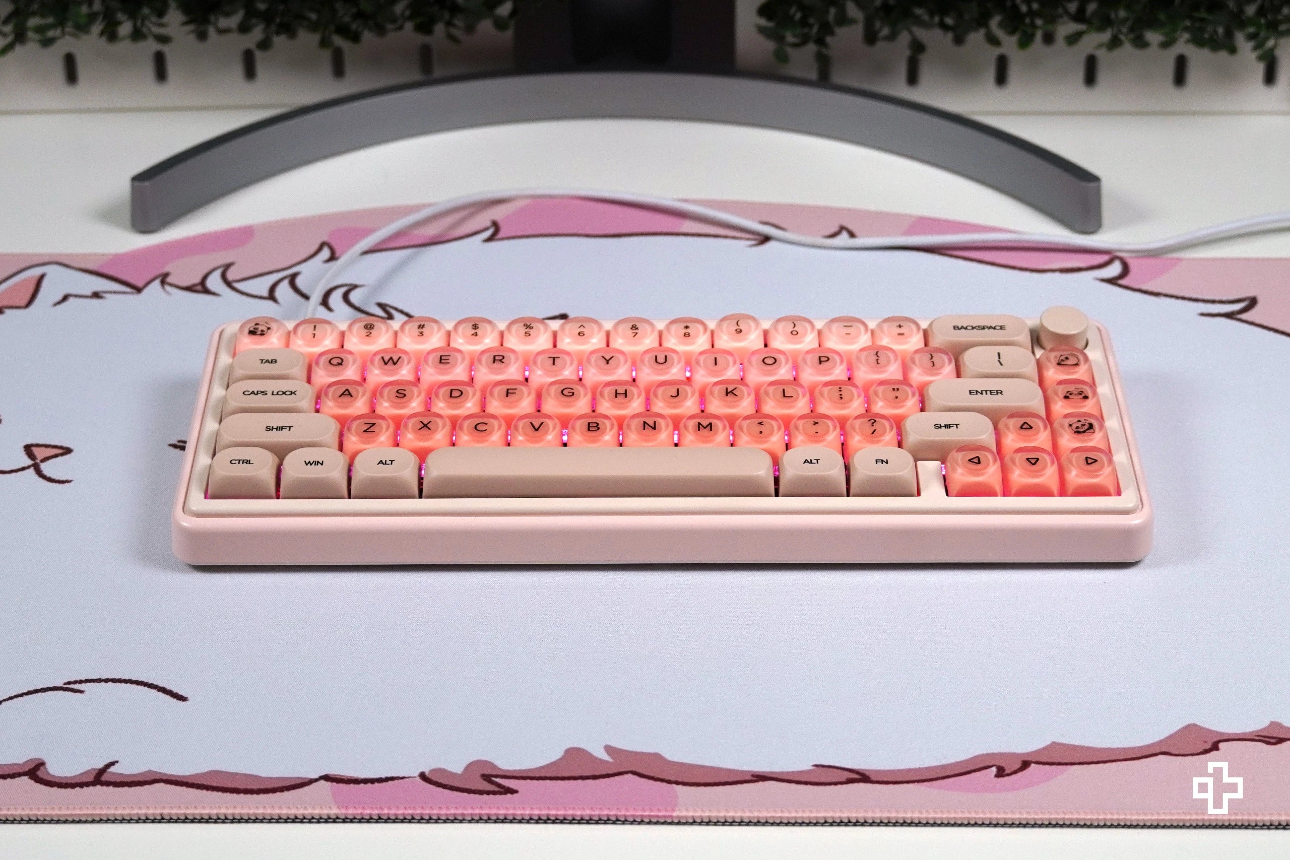 Set Taste QwertyKey Peach Cream Profil HOA