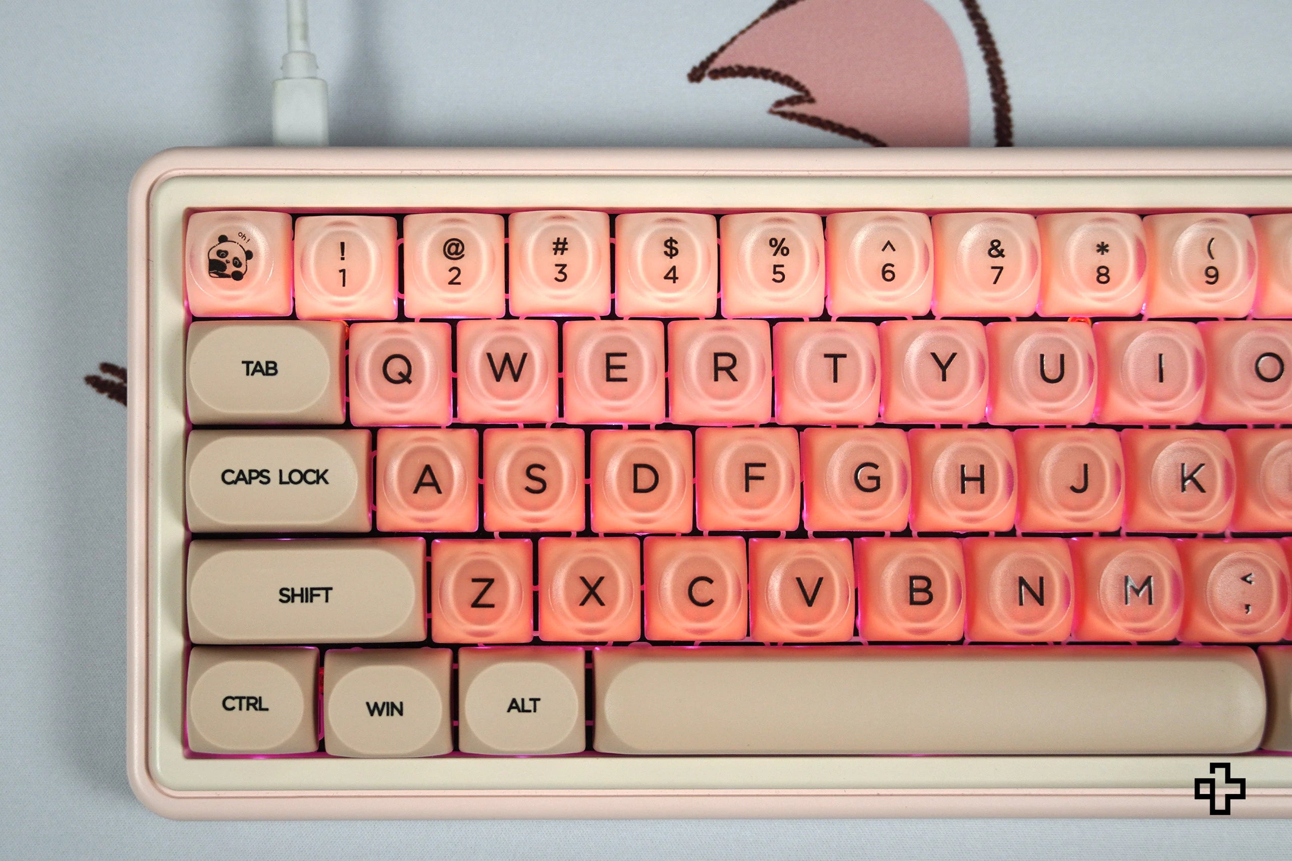 Set Taste QwertyKey Peach Cream Profil HOA